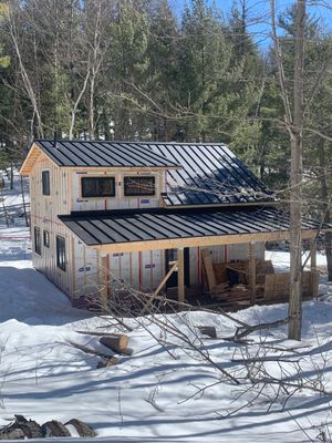New Home Construction using 16" Standing Seam Panels