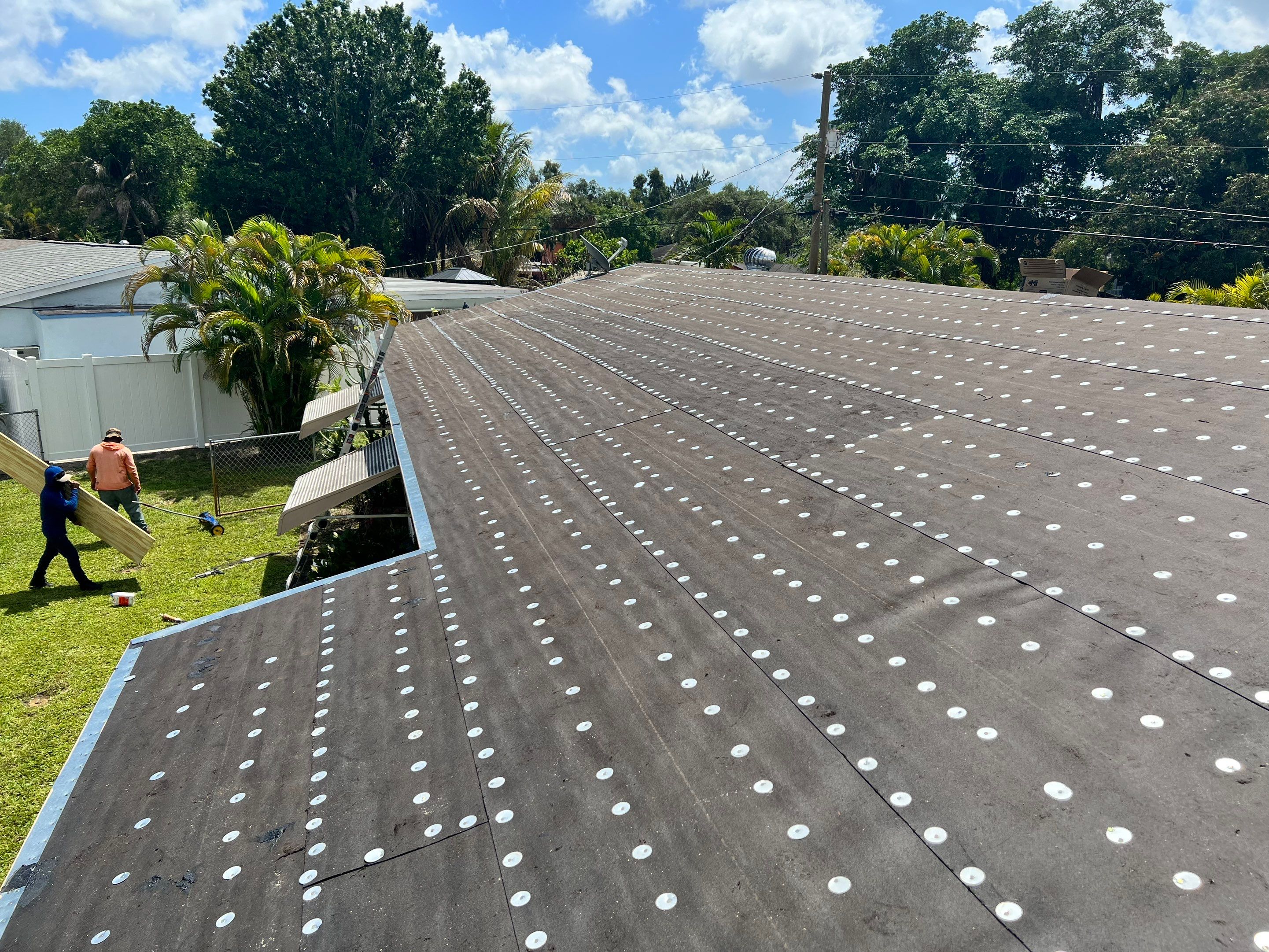 Residential Roofing Installation using Owens Corning Three Tab Shingles by First Due Roofing