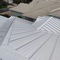 24ga 1.5" Mechanical Seam Mill Finish  by Total Roofing System The Metal Roof Experts