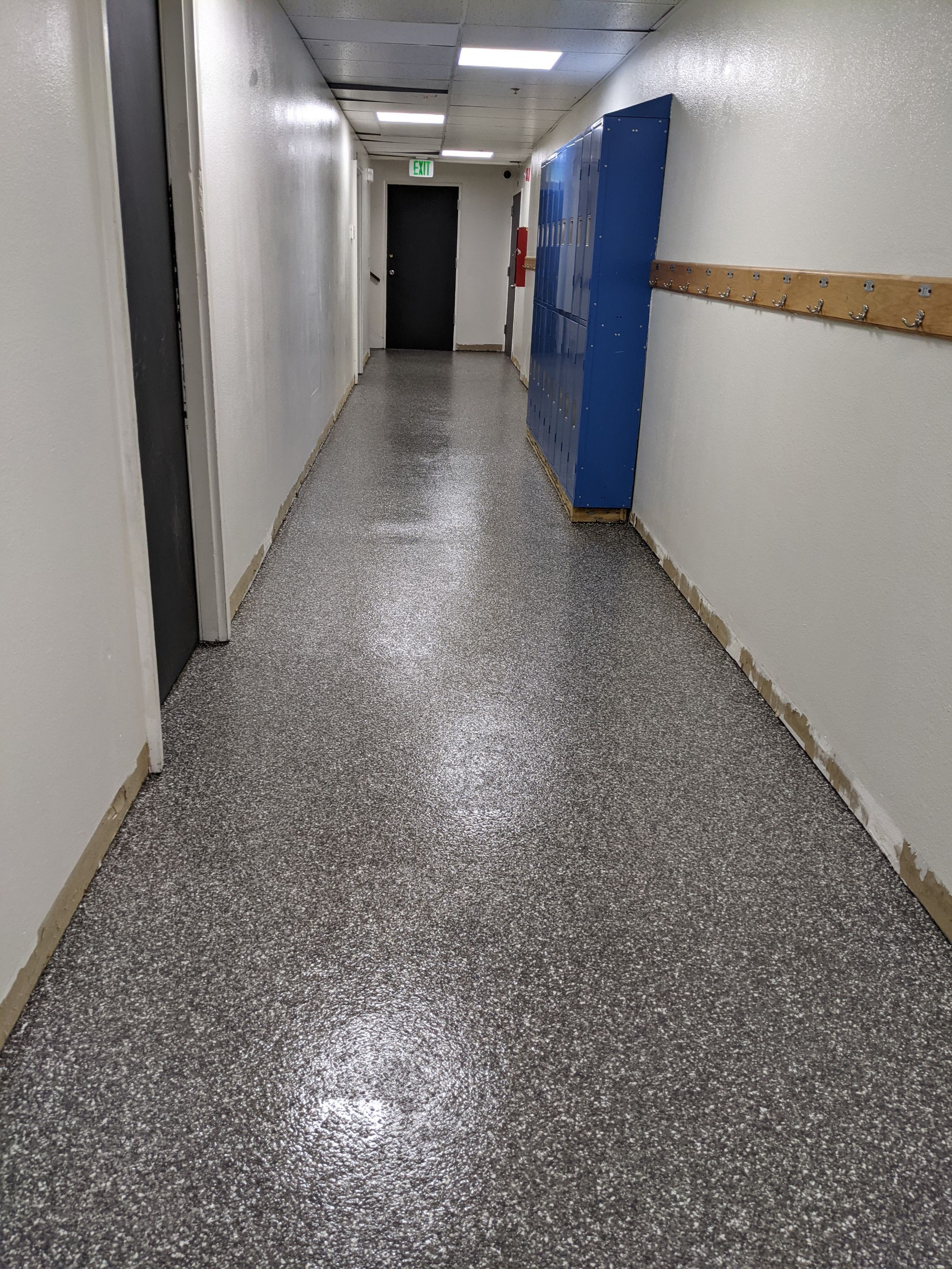 Commercial Floor Transformation using Silver Creek by Croc Coatings, LLC