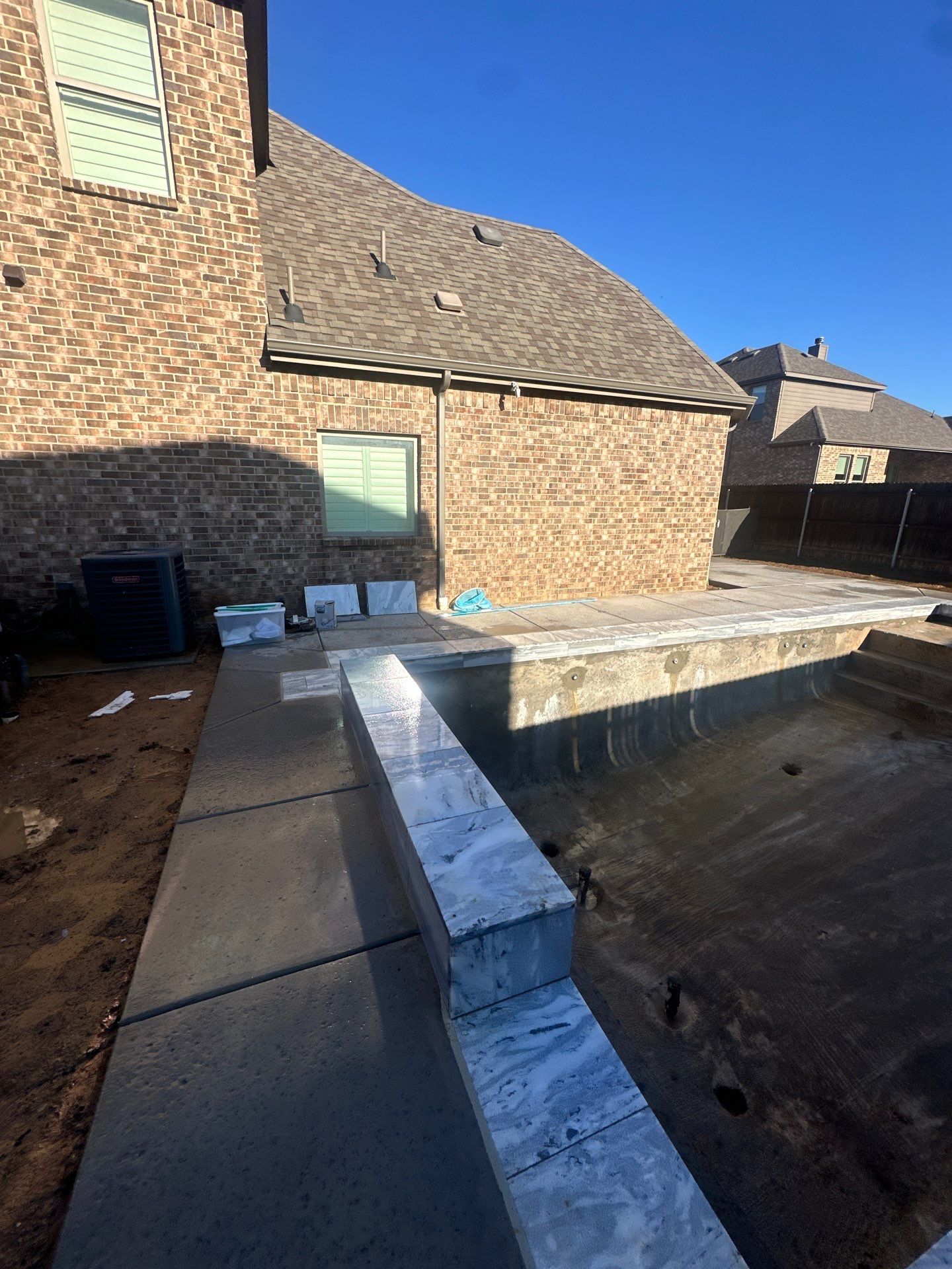 Modern Lap Pool with Turf Surround by Pinnacle Pools and Spas - DFW