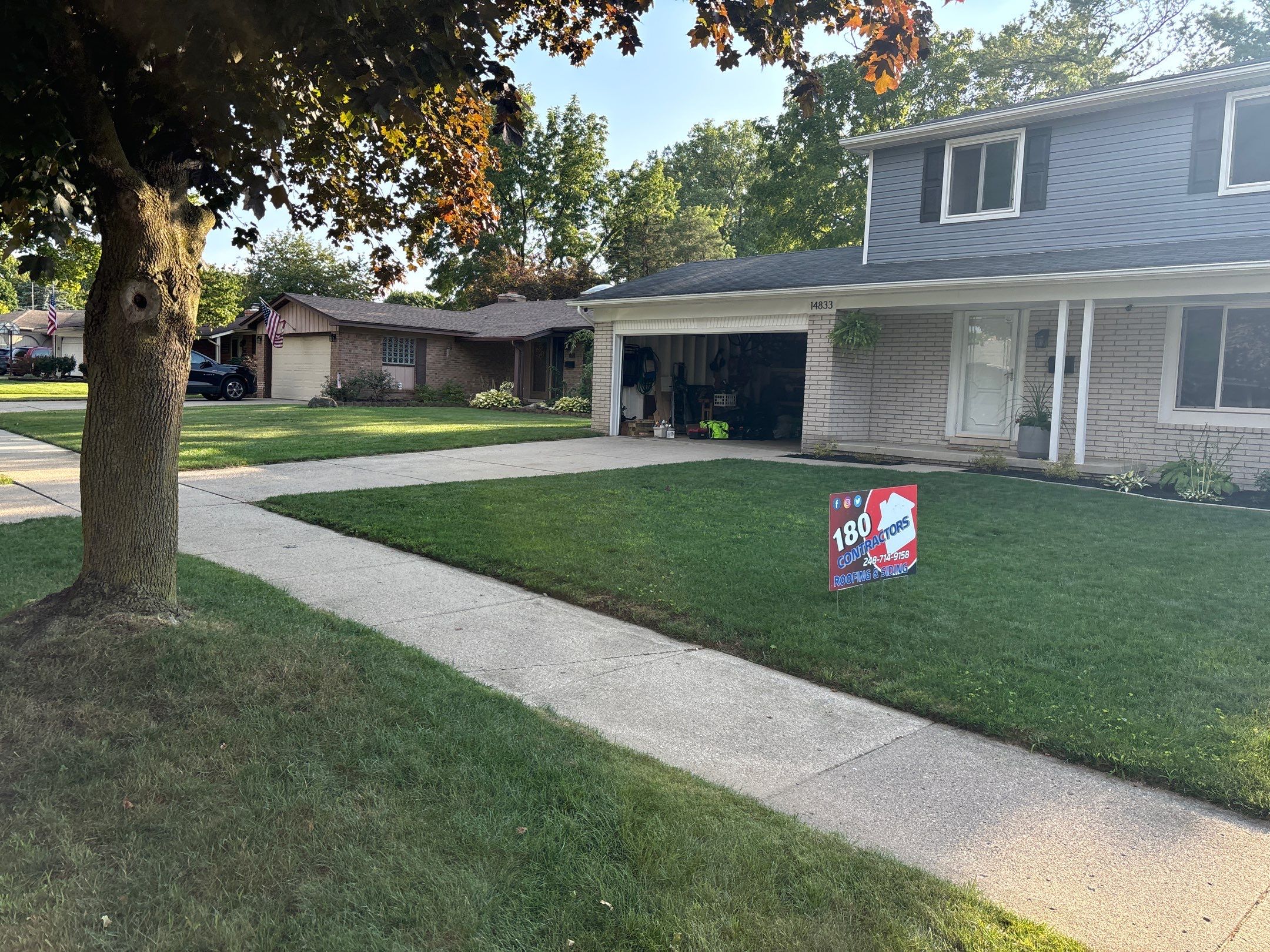 Roof Replacement using CertainTeed Landmark by 180 Contractors