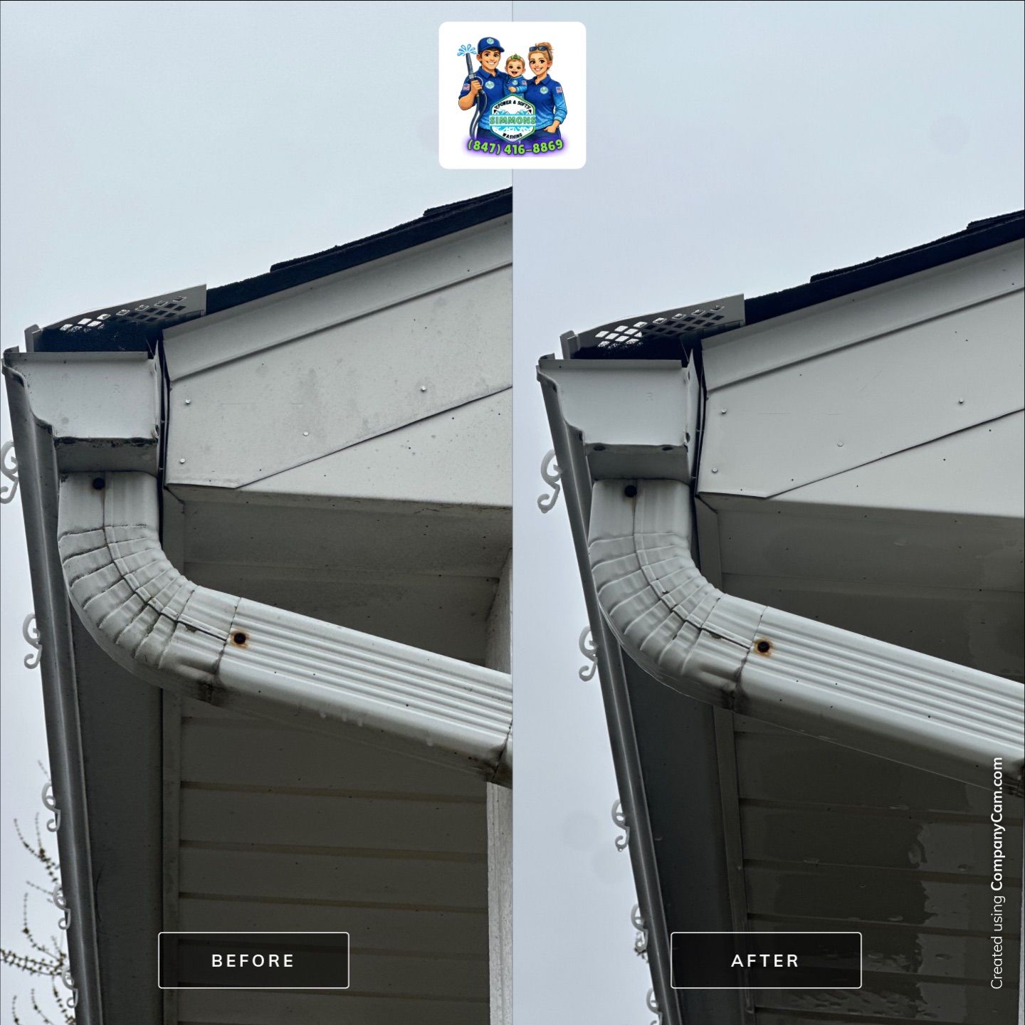 Project in Lake Villa by Simmons Power & Soft Washing