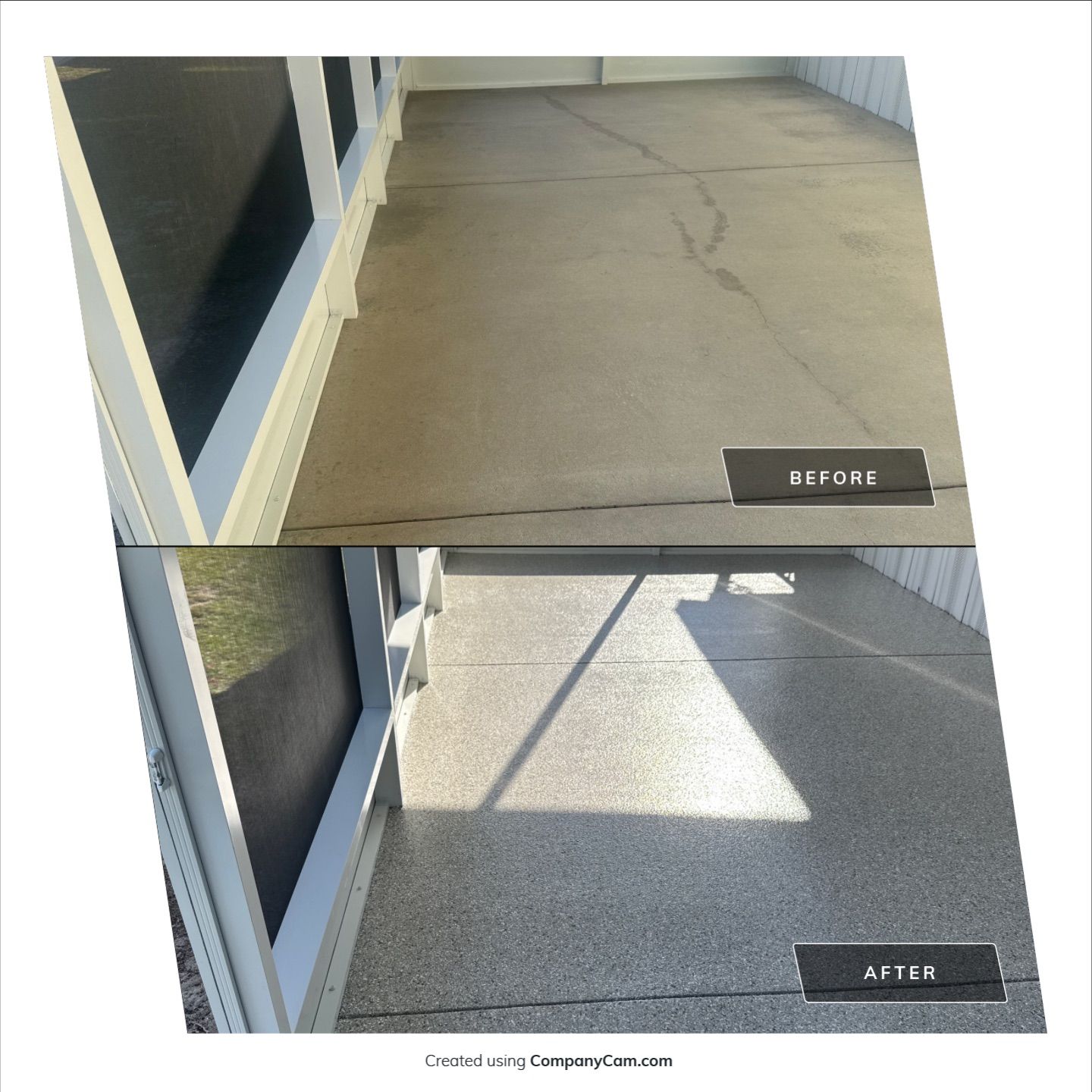 Porch in Fort McCoy, FL in Mount Everest  by Cross Creek Concrete Coatings