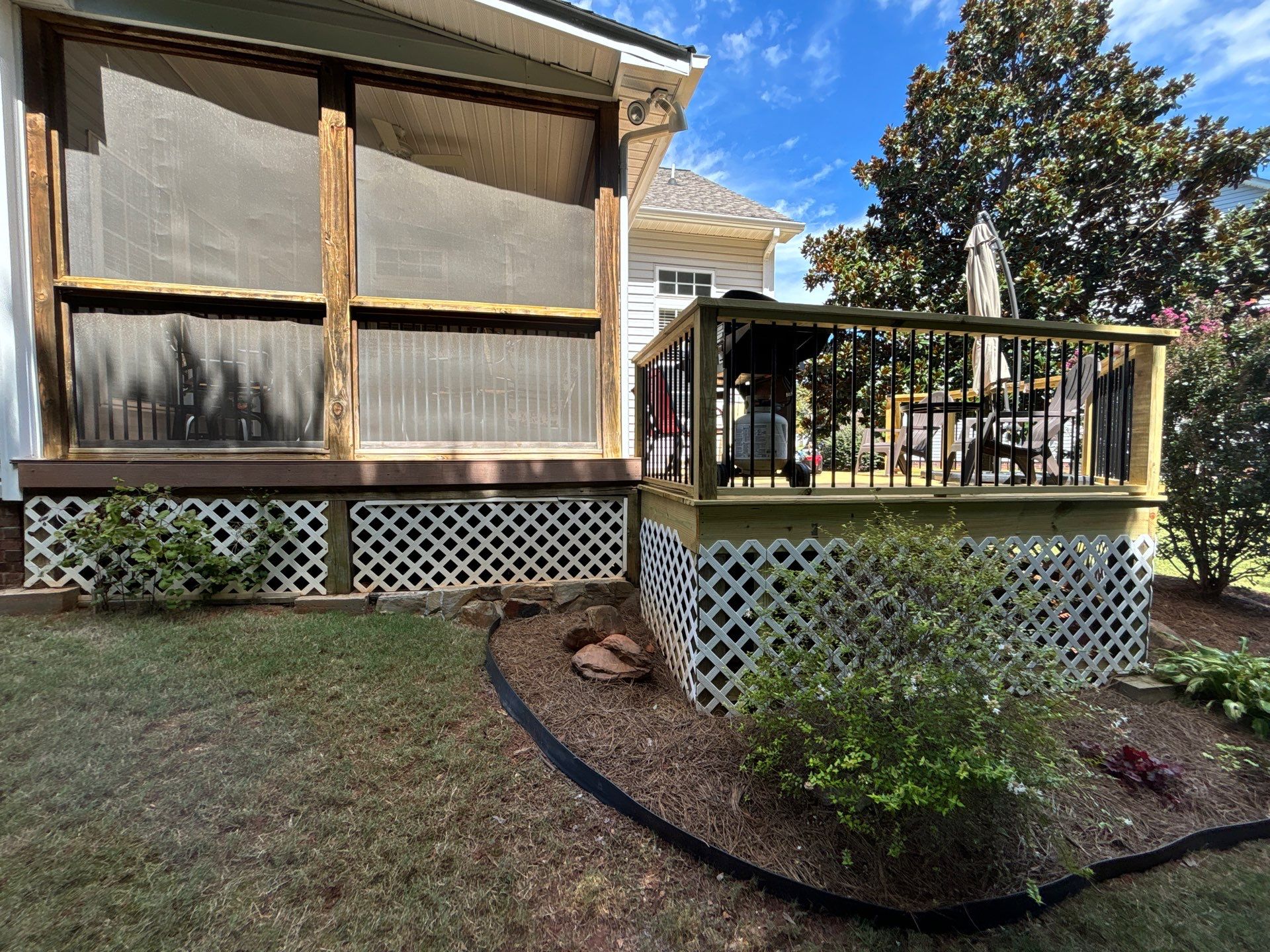 New and Weathered Deck using Wood Sealant by DuraSeal