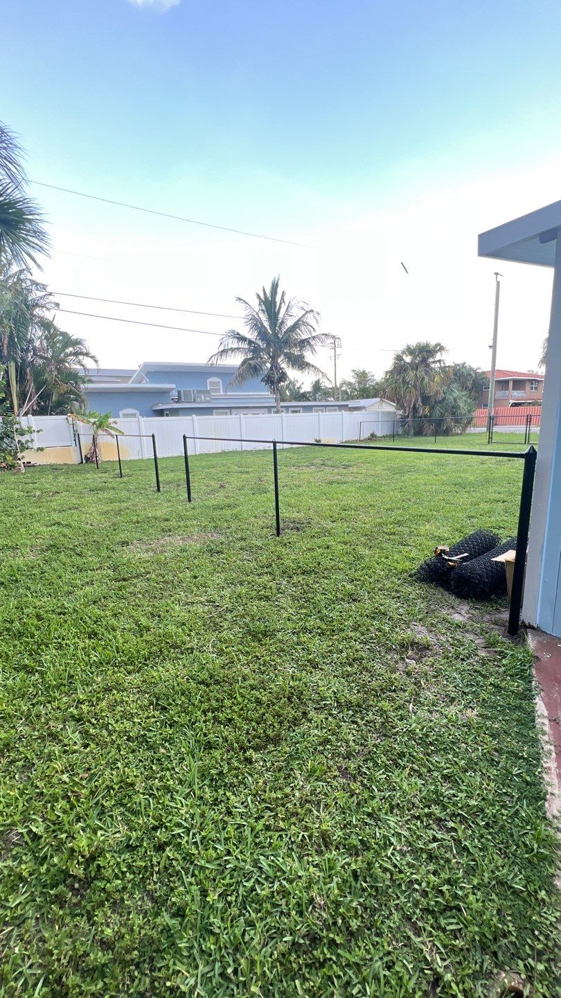 Holmes Beach, FL 4ft. Tall Black Chain-link  by Asap fence and gates, LLC