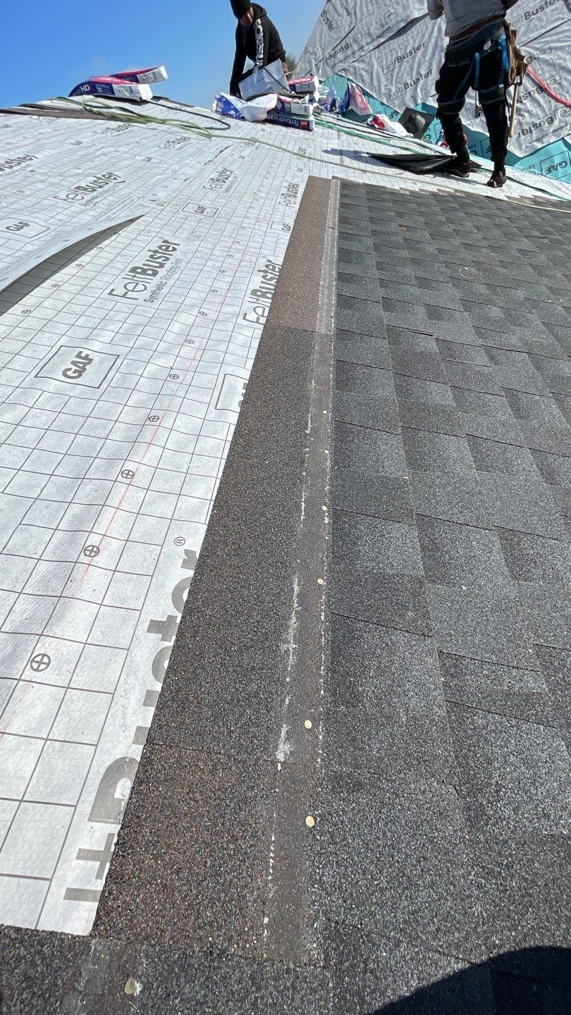 Residential Roofing Installation using GAF HDZ Roofing System  by Undersun Roofing 
