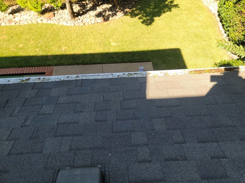 Insurance Claim Roof and Gutters using Owens Corning - Duration- Estate Gray -New Gutters - Exterior paint by Tex-Line Roofing