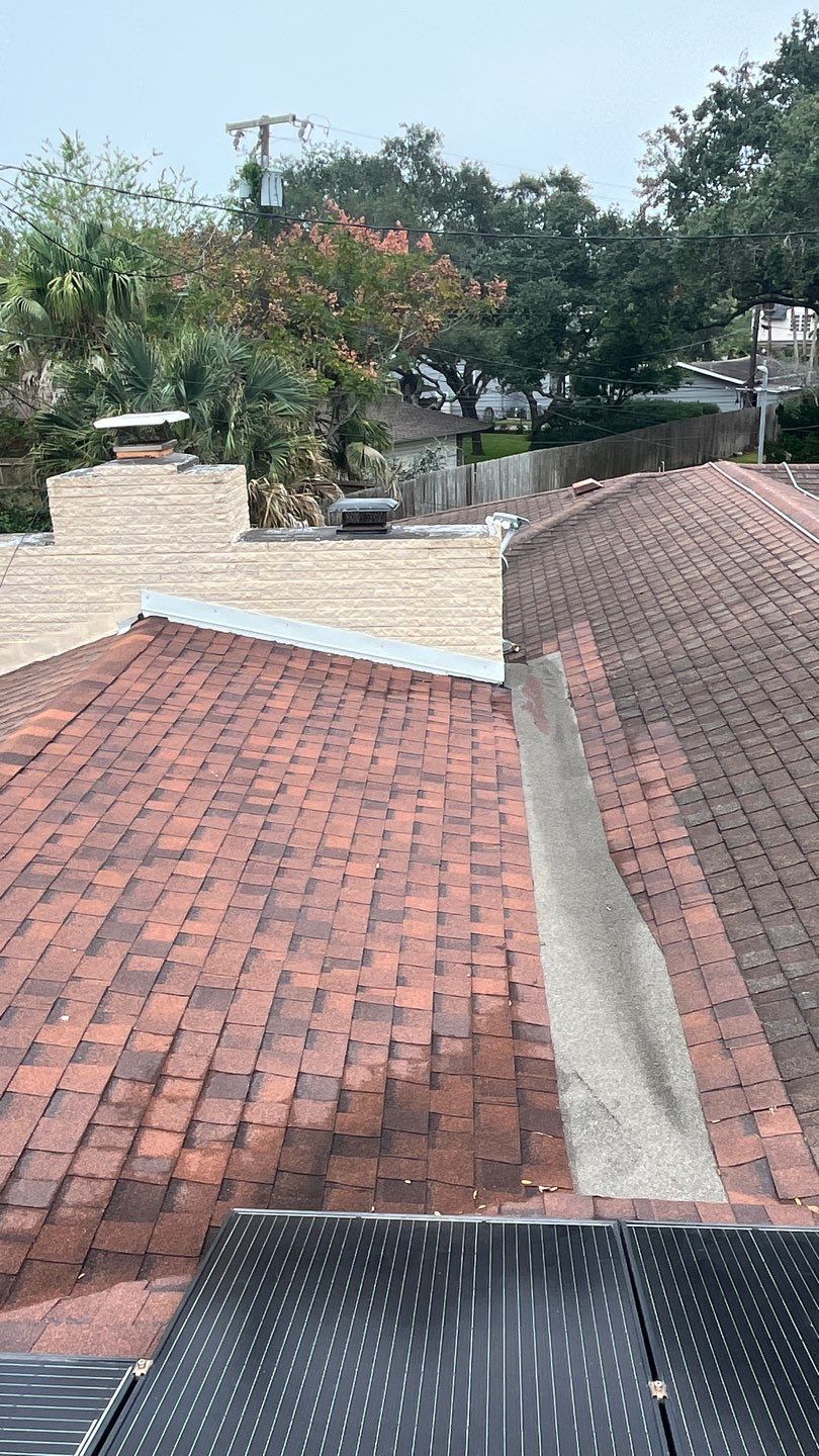 Residential Roofing Installation using Certainteed Landmark Moire Black by Galvan Roofing and Construction
