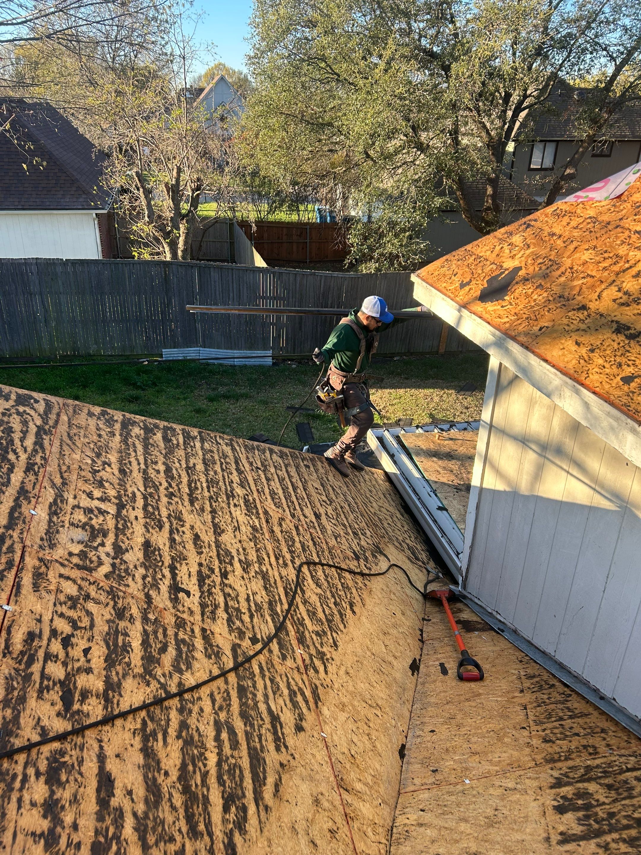 Rowlett Residential Roof Replacement and Fascia Wood Rot Repair by HTR&C