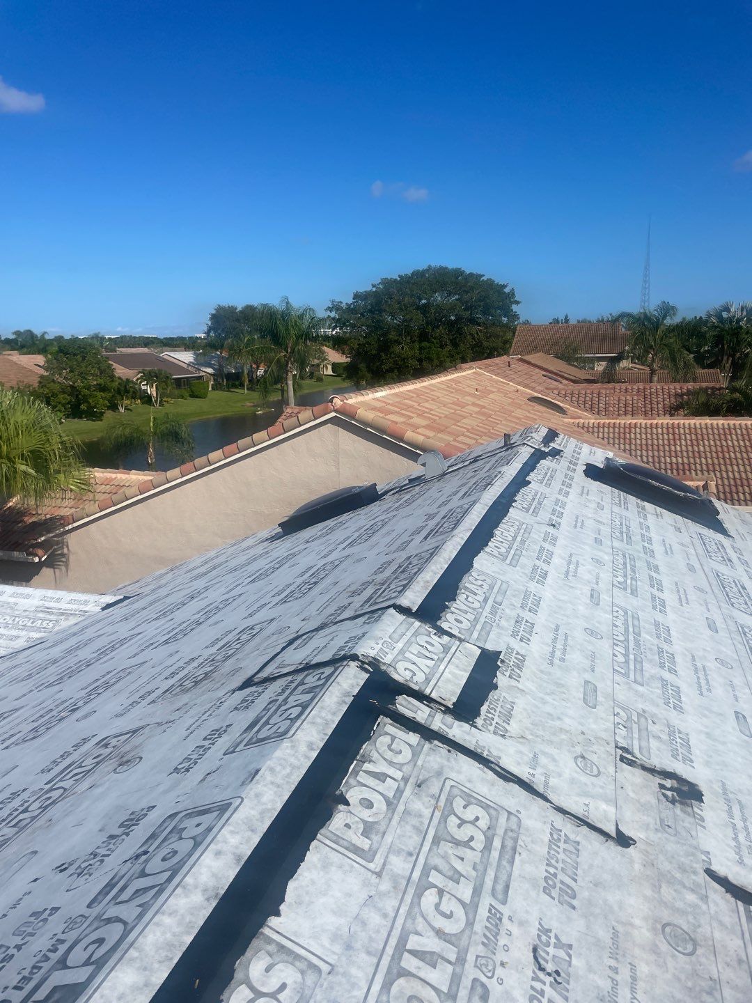 Residential Roofing Installation using Eagle Roofing Tile by BLUES BROTHERS ROOFING