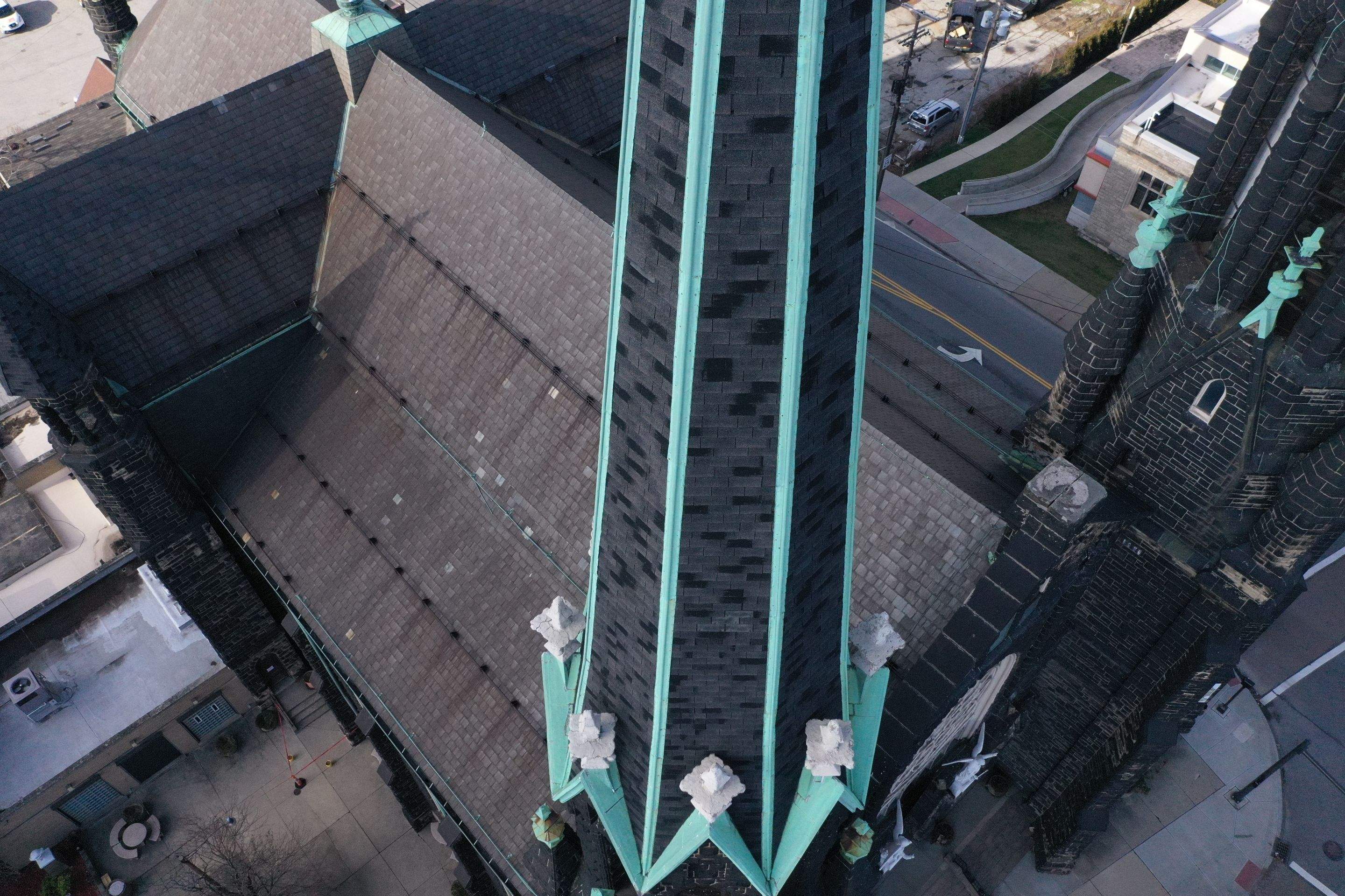 Drone Inspection by Absolute Roofing and Construction