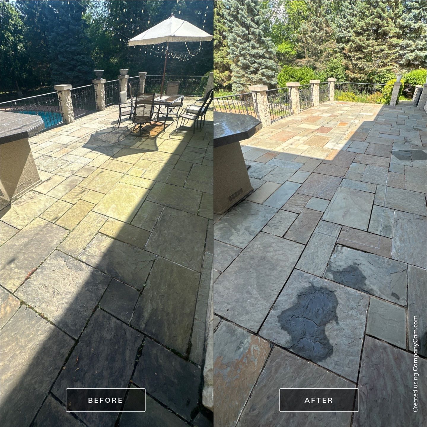 Project in South Barrington by Simmons Power & Soft Washing