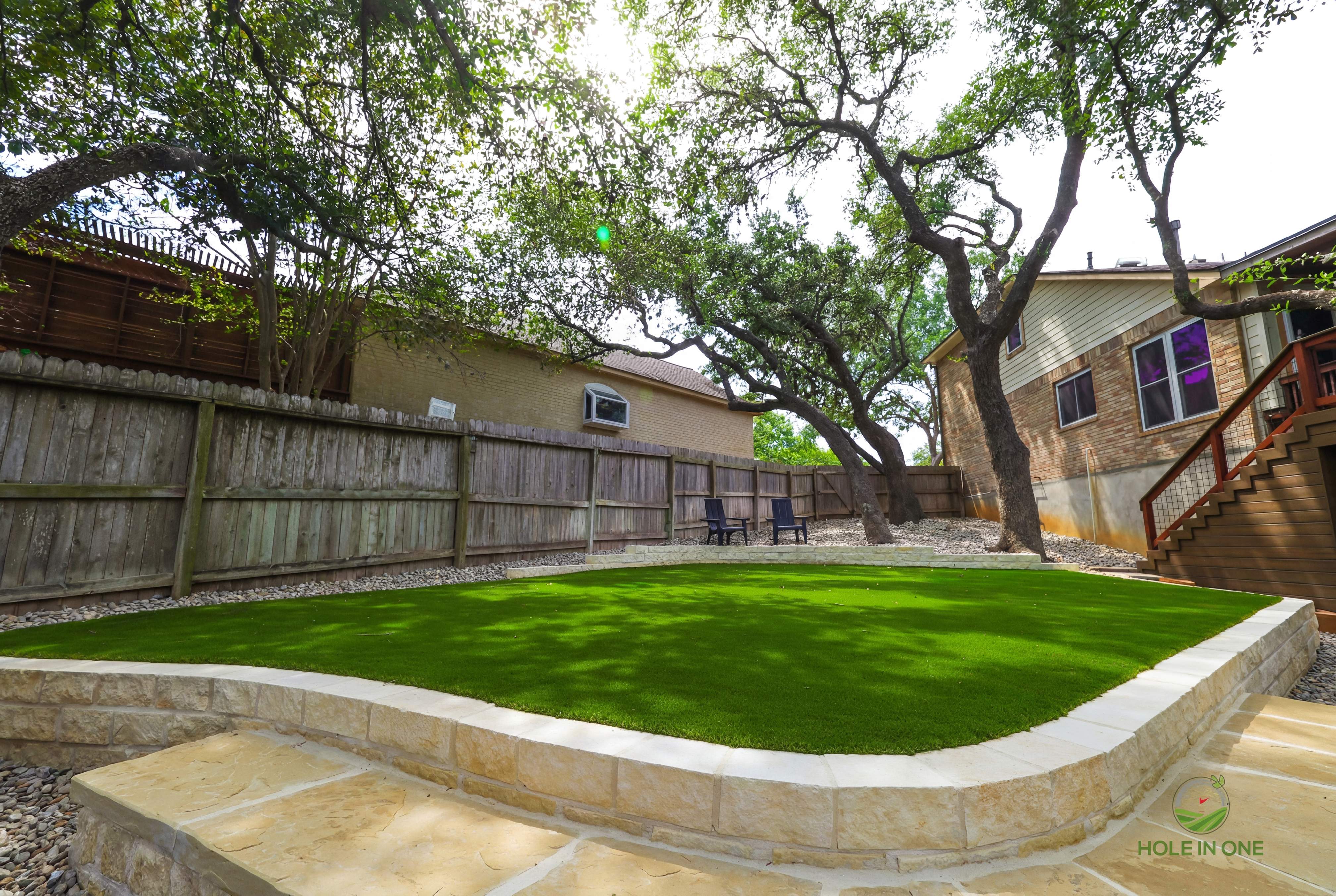 Fall Creek, San Antonio TX by Hole In One Lawns, LLC