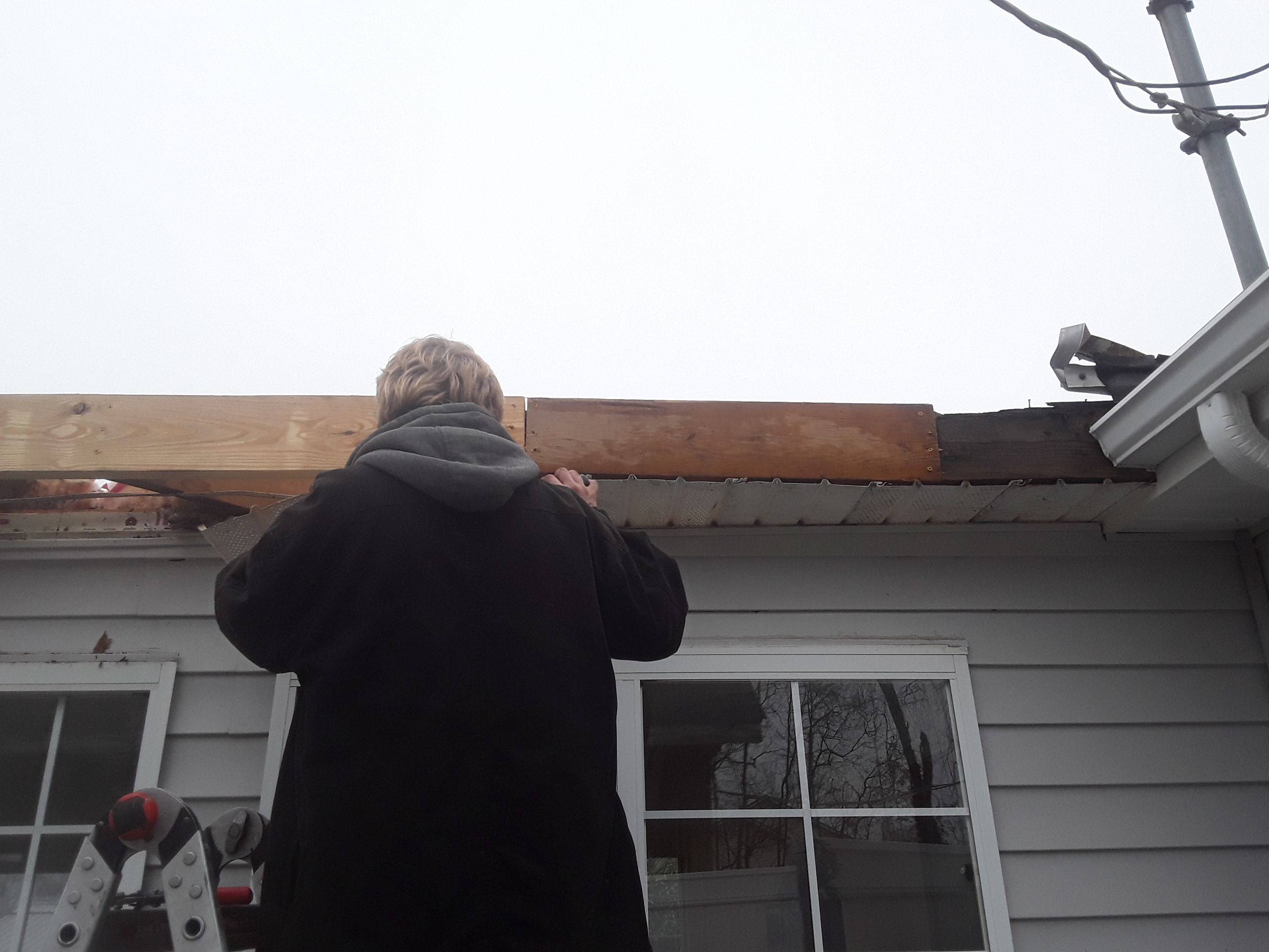 Rubber Roofing  on a residential sunroom by Secure Construction Company Inc