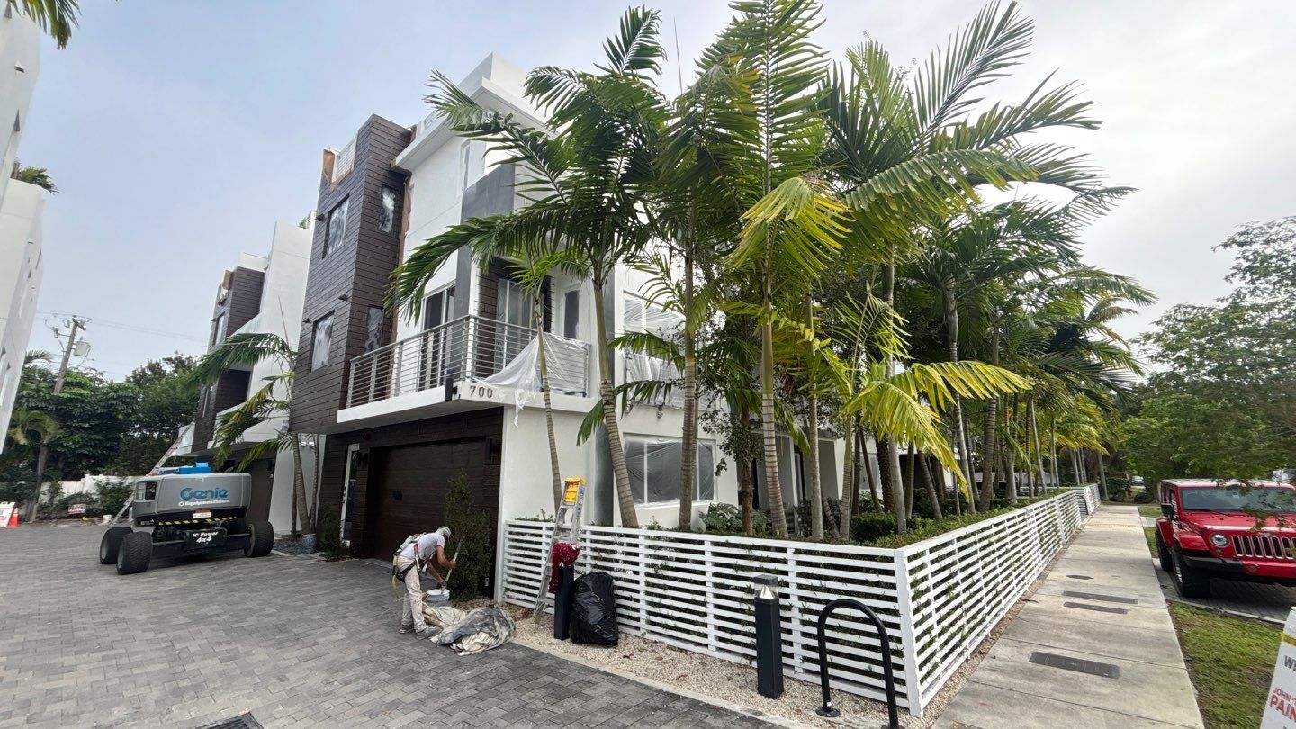 Fort Lauderdale Town Homes Exterior Painting by John “The Greek” Painting