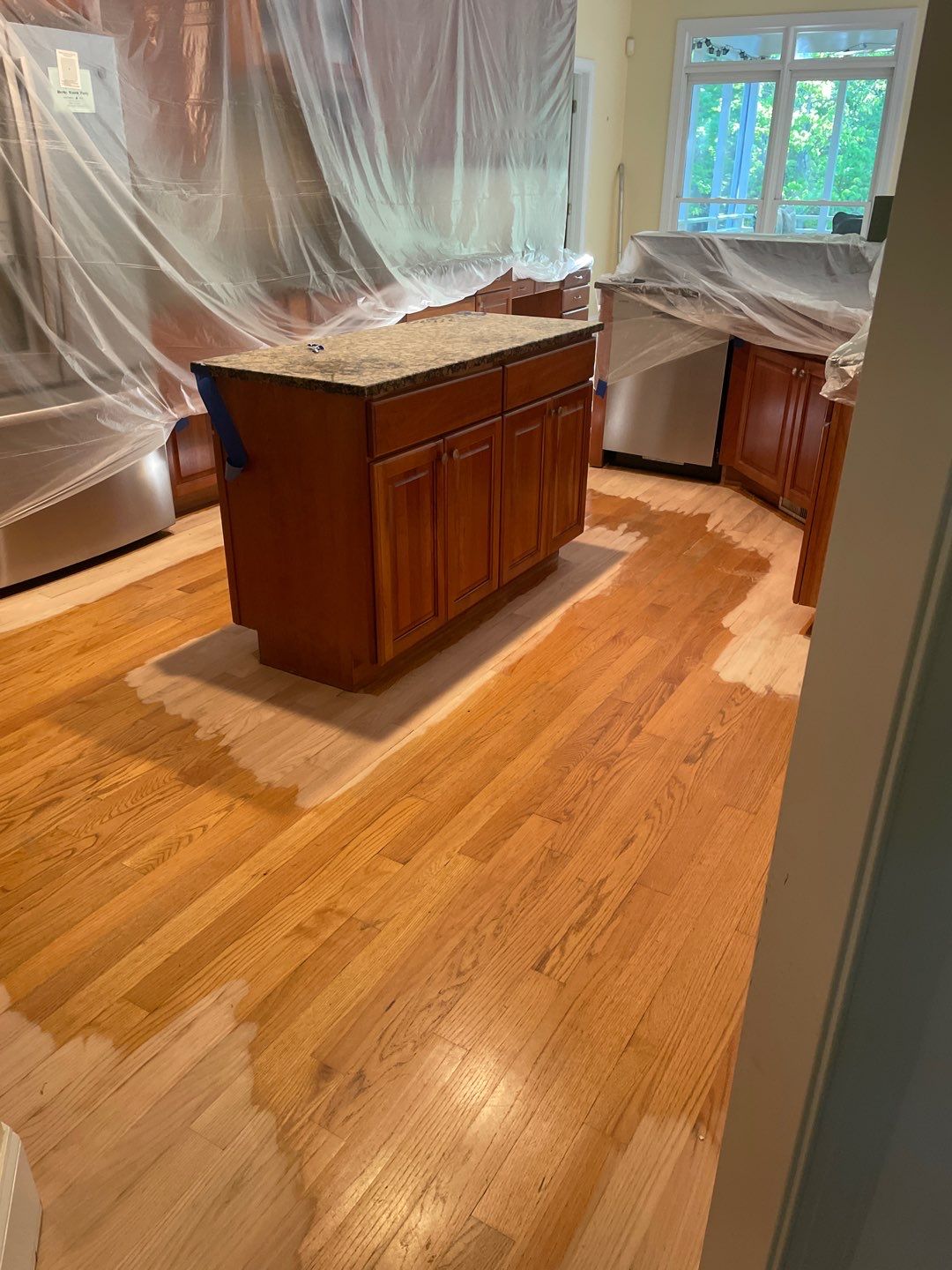 Added flooring, refinished all the floors by Accent Custom Floors
