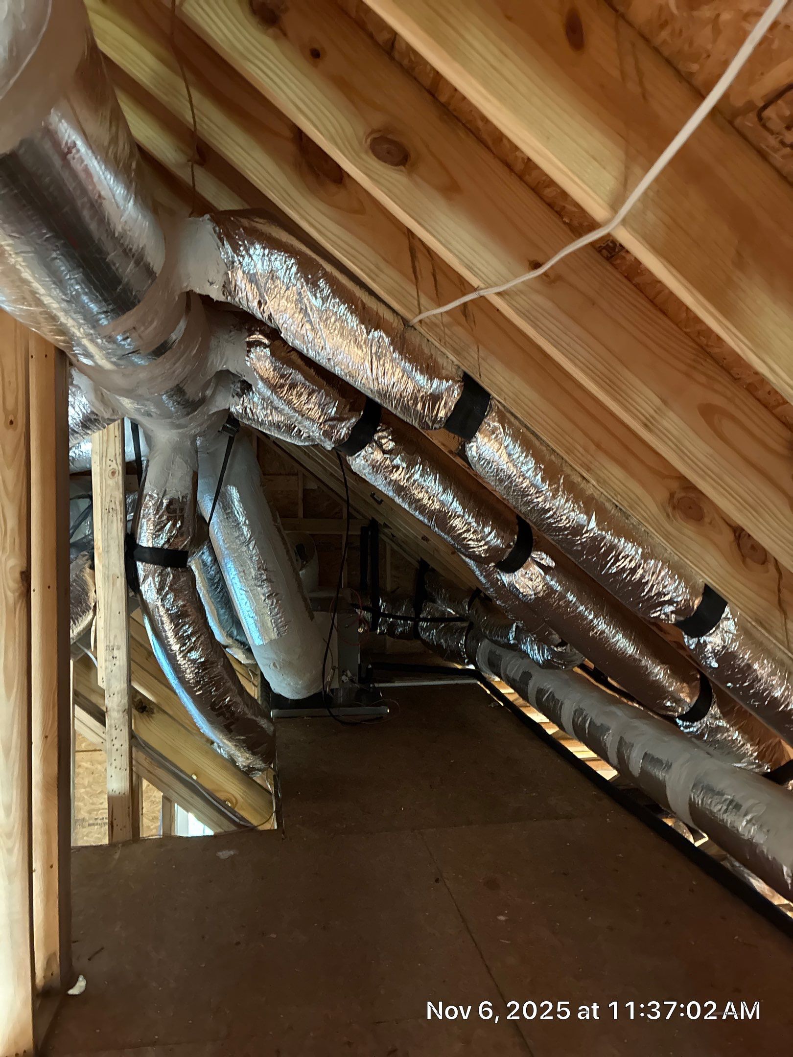 Mold remediation for custom home addition by EAS Environmental, LLC.