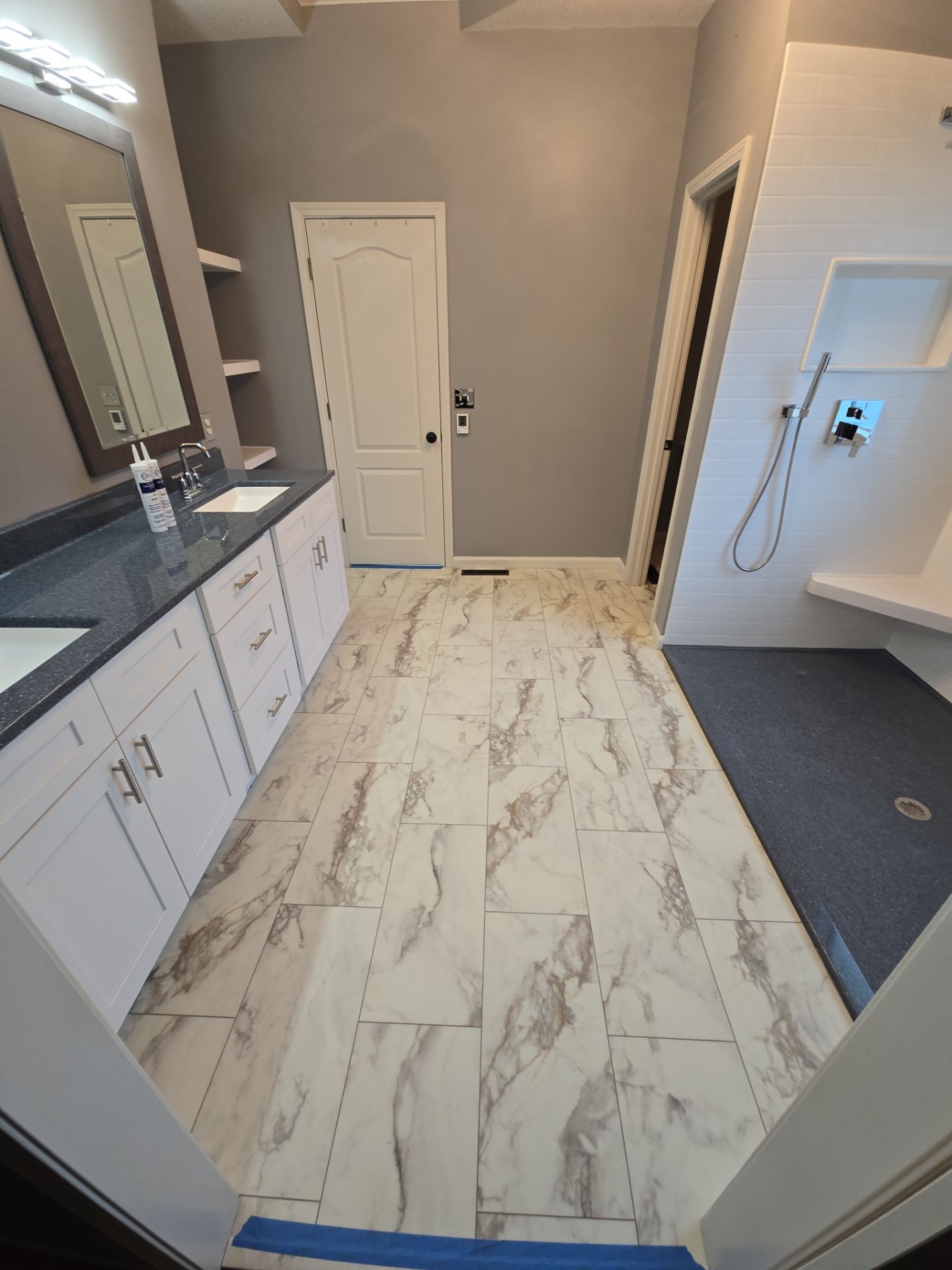 Bathroom Remodel using Onyx by The Shower Company
