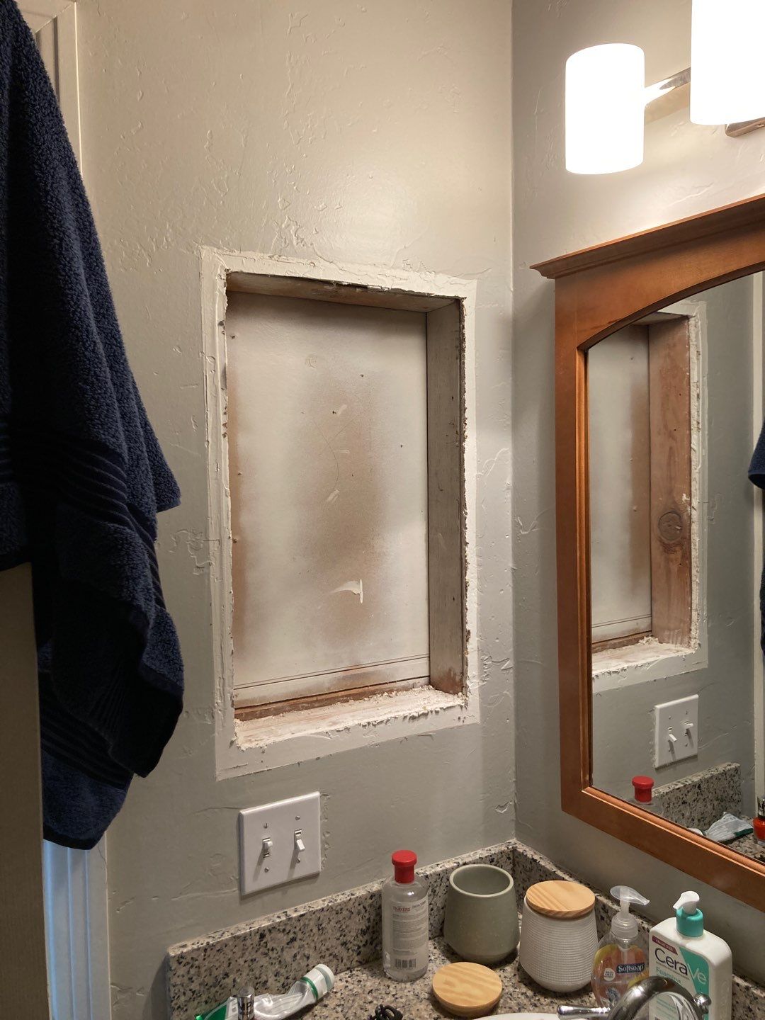 Replace Medicine Cabinets & Clean Dryer Ducting by Andre Handyman