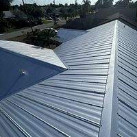 24ga 5V Crimp Mill Finish by Total Roofing System The Metal Roof Experts