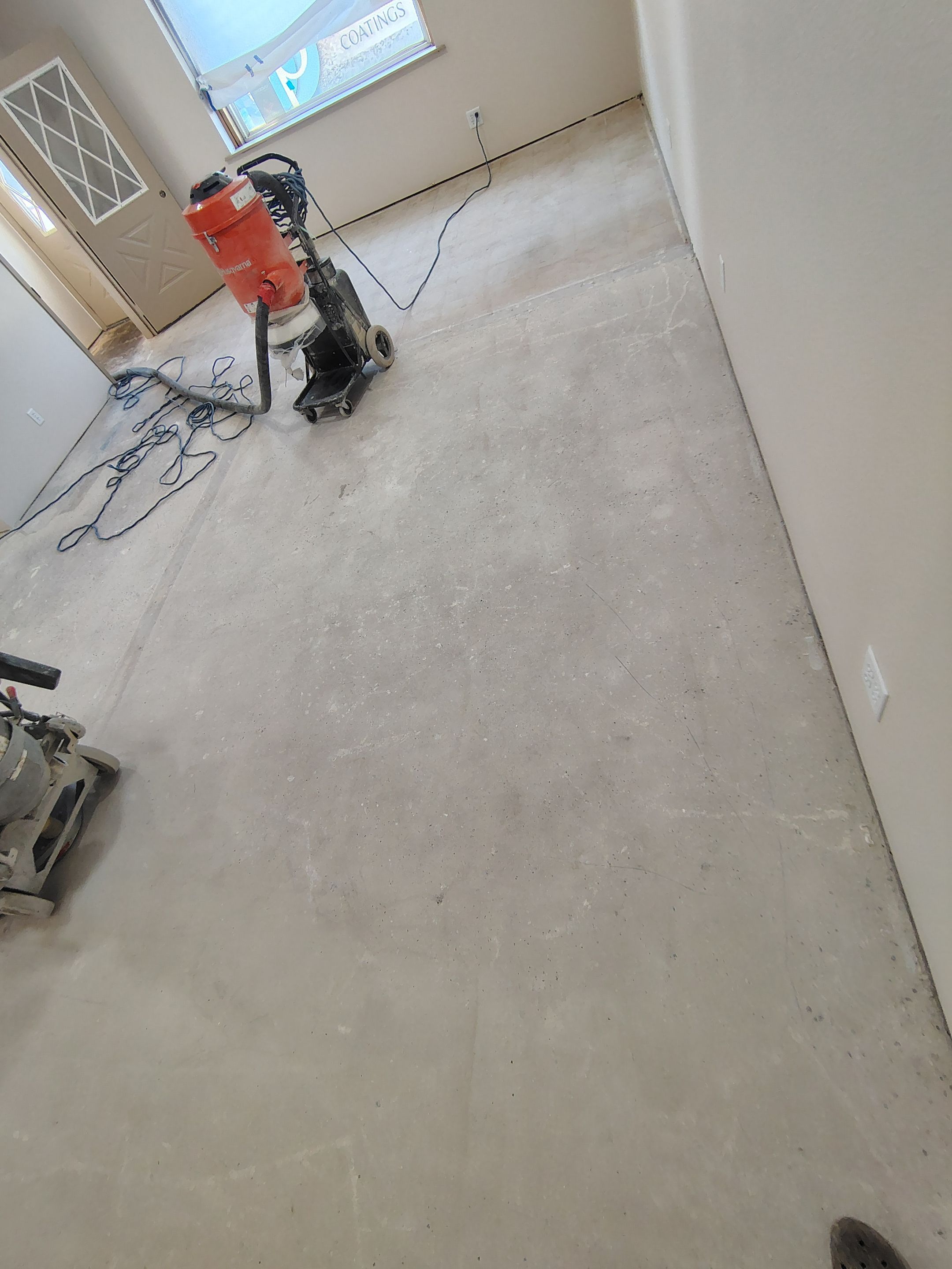 Durable Epoxy Flake Floor Coating for Commercial Workshop by Select Painting, Coatings & Garage Cabinets
