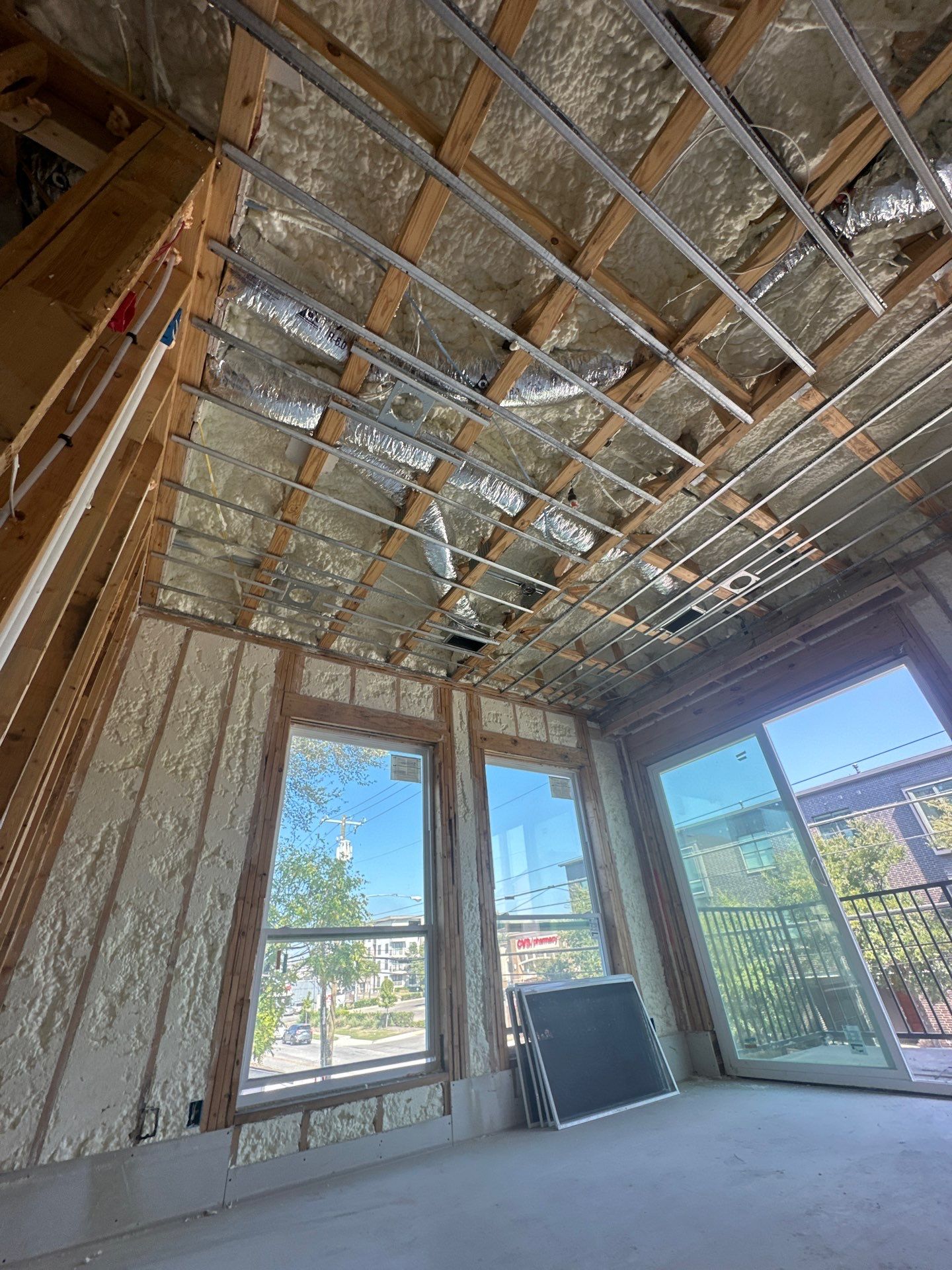 🏢 Full Foam Envelope on This Dallas Multi-Family Build by Apex Insulation Solutions