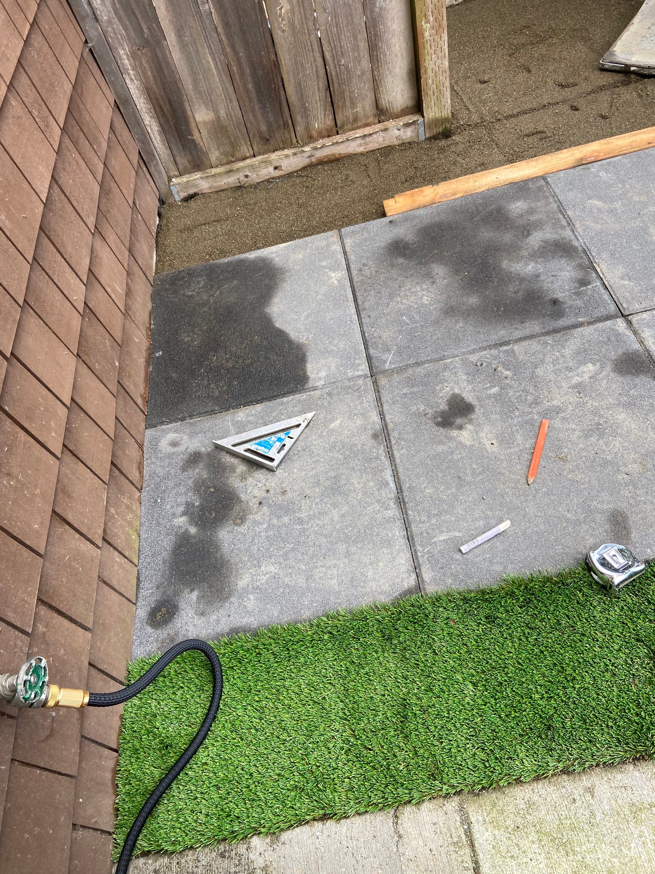 Paver Walkway & Turf Installation | Seattle  by Jireh Asphalt & Concrete Inc 