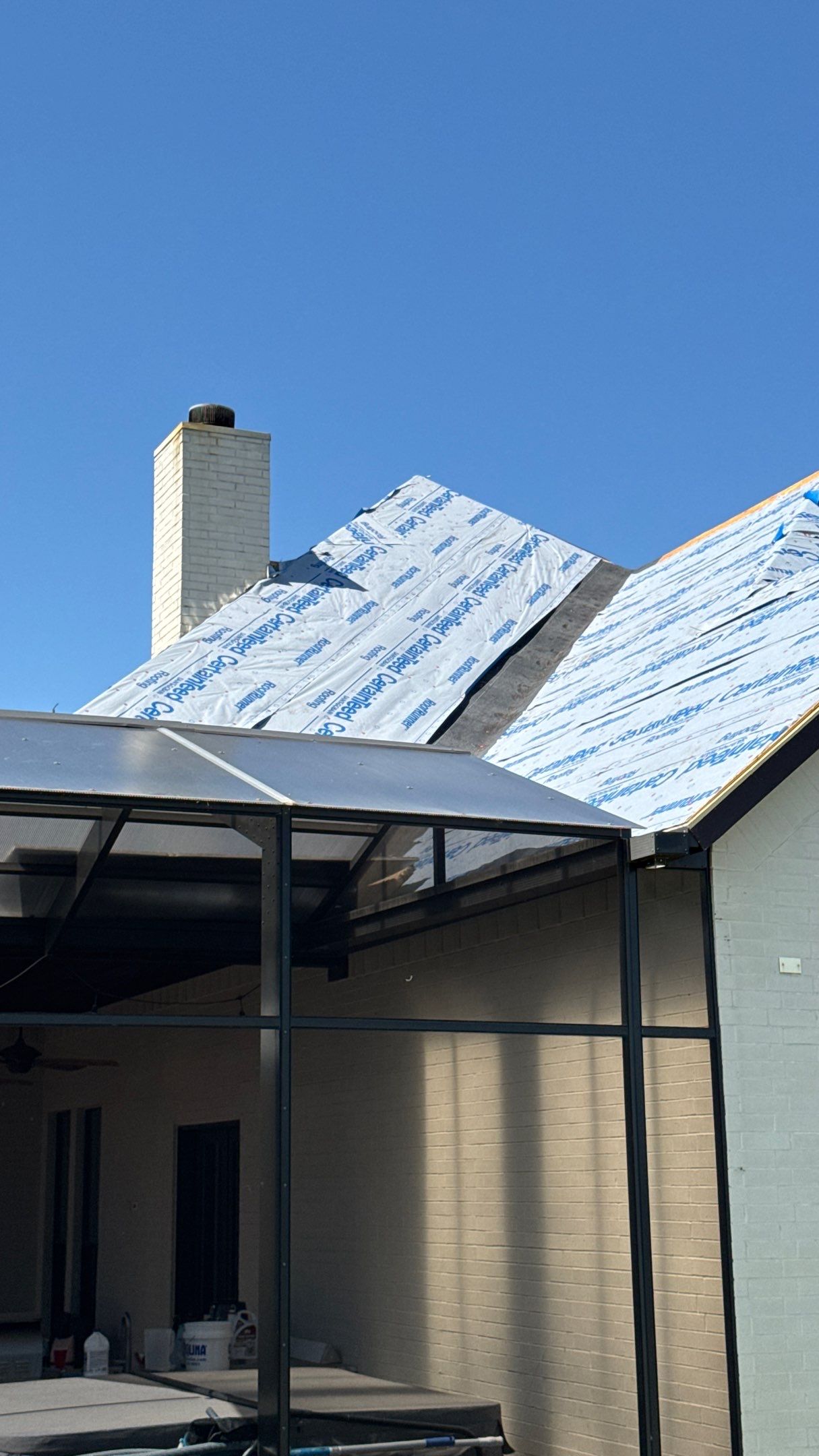 Residential Roofing Installation using CertainTeed Landmark ClimateFlex Shingles by Harvey Roofing & Construction