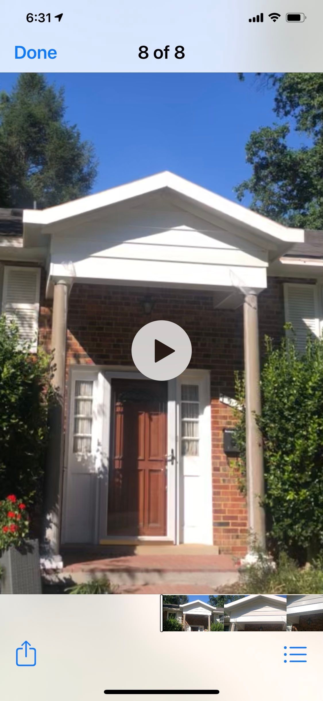 porch  using Brick pavers, porch columms , rooff update   by Jesus Master Handyman LLC 