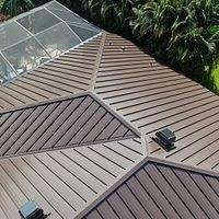 24ga 1.5" Snap-Lock Mansard Brown  by Total Roofing System The Metal Roof Experts