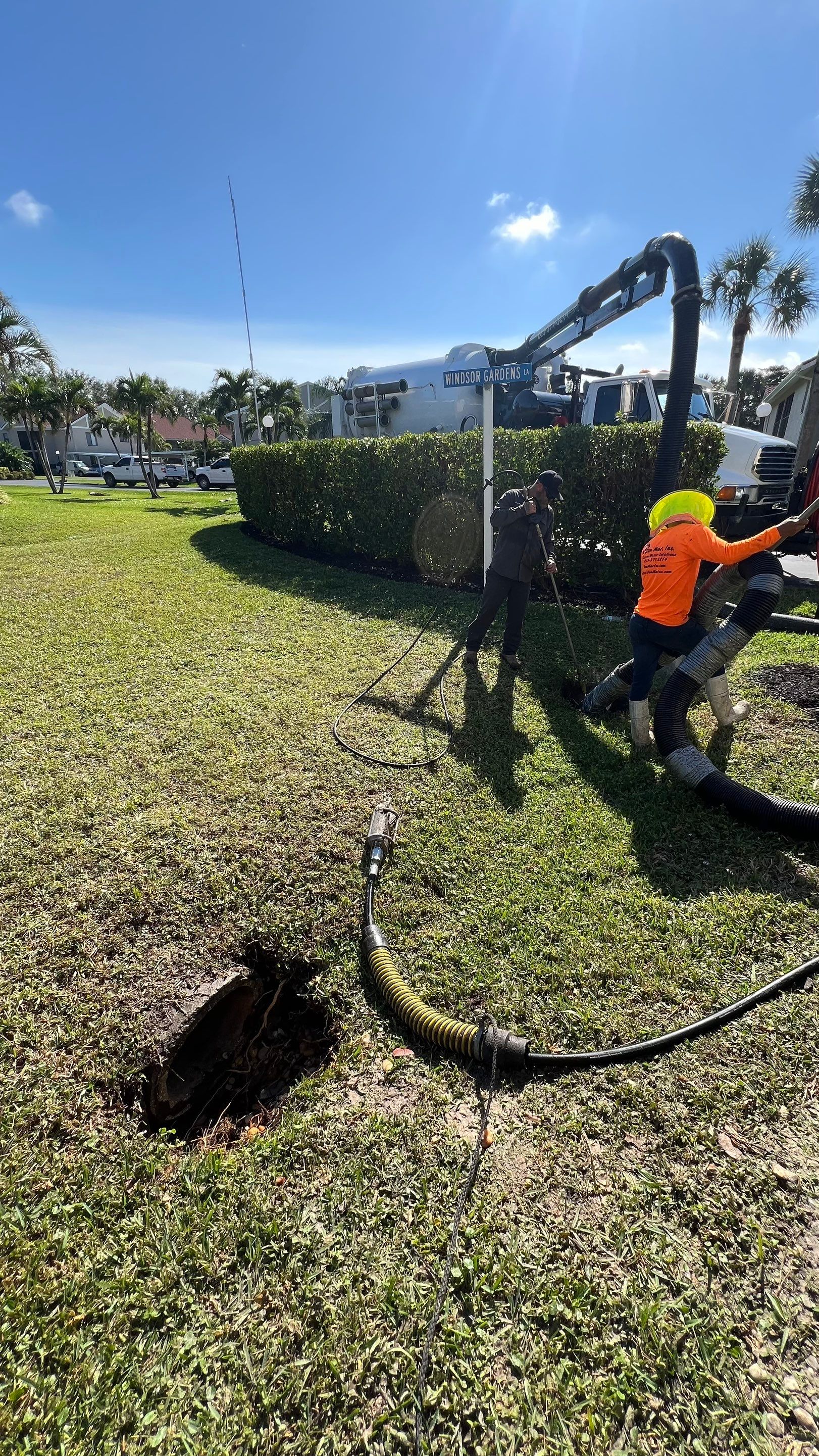 Fort Myers Community Culvert Jetting by APS Power & Water