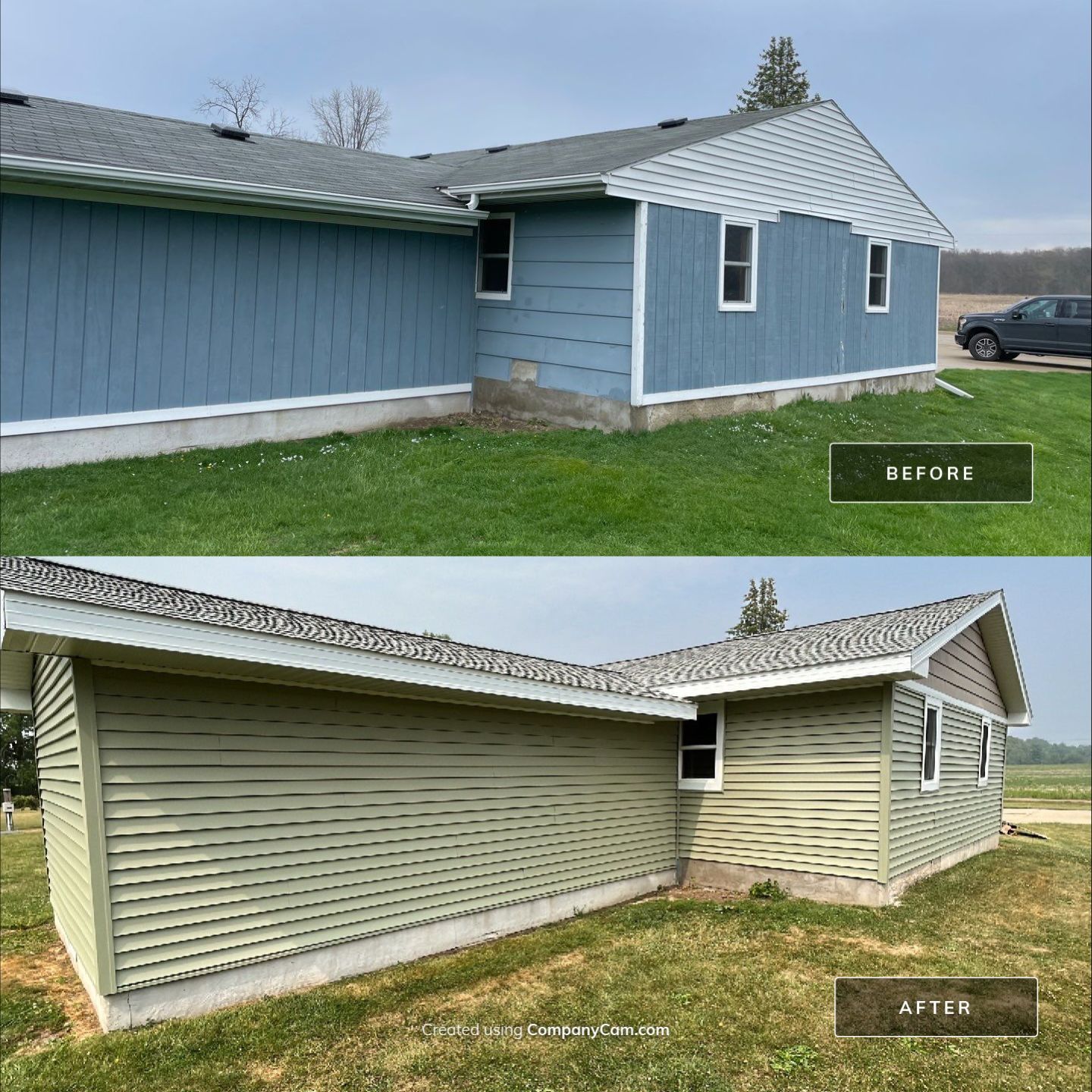 Cypress Siding and New Gutters by 42 North Construction, LLC.