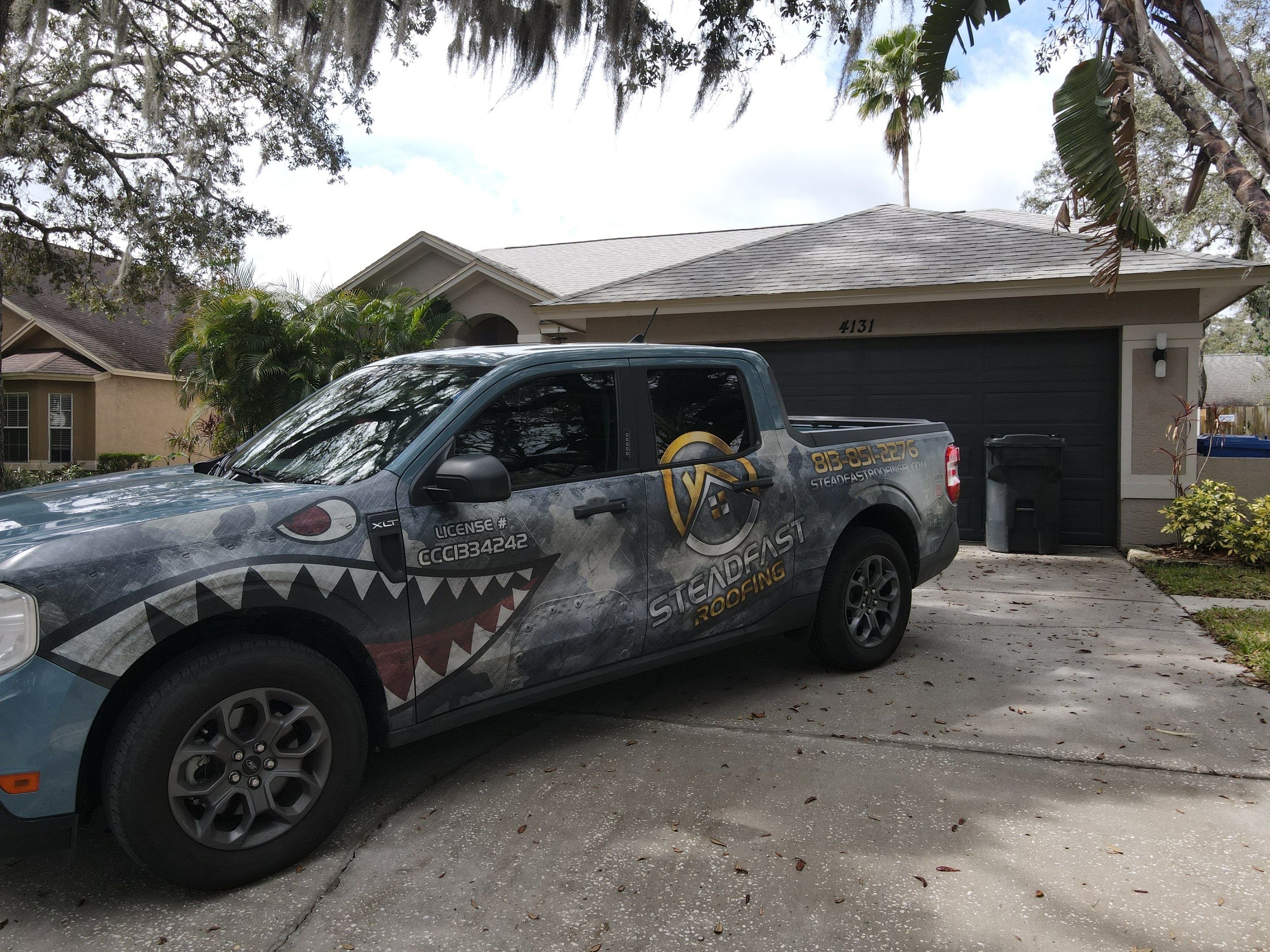 Roof replacement in Valrico, FL. by Steadfast Roofing 