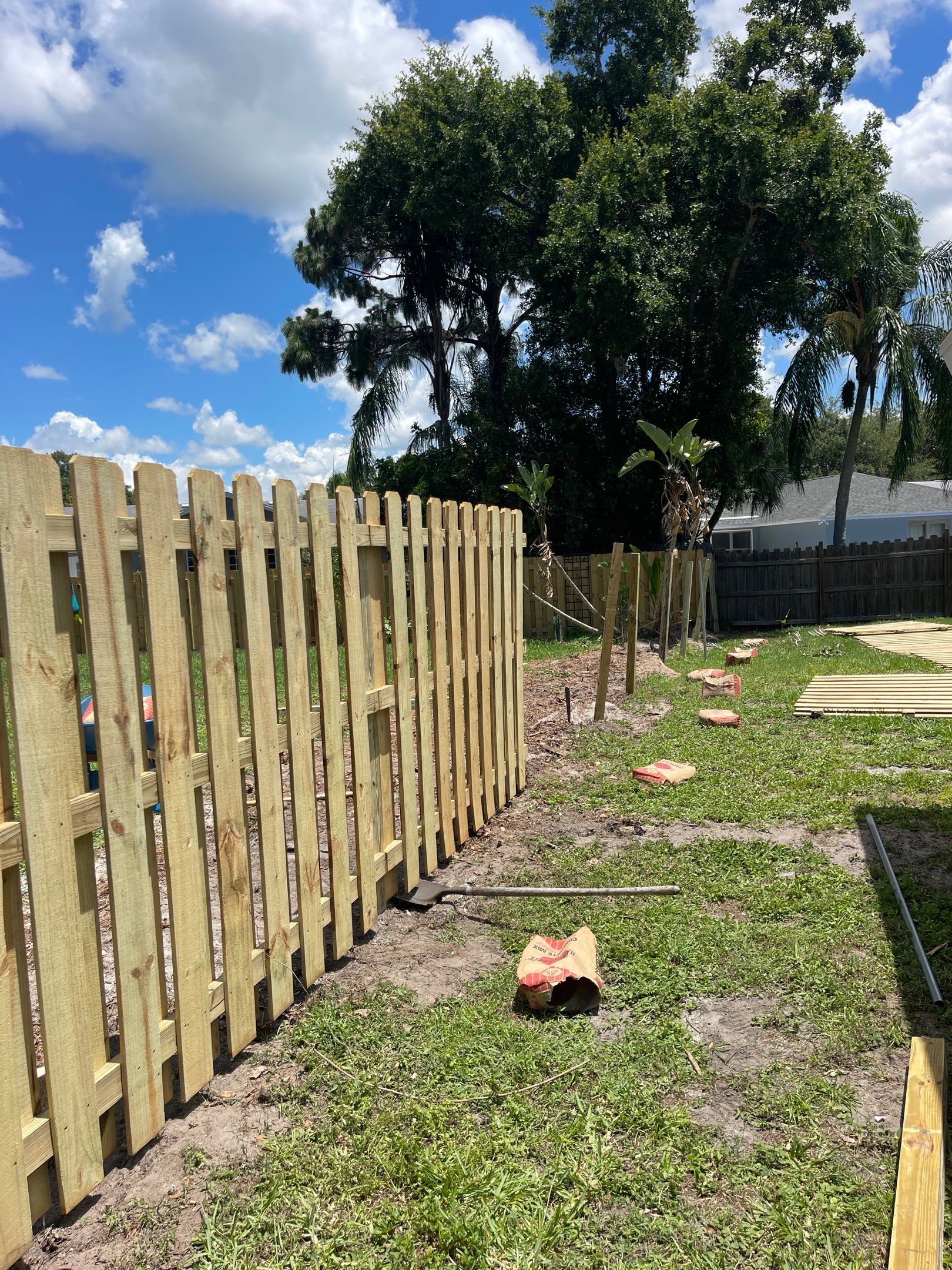 Sarasota, FL 6ft. Tall Treated Board on Board Privacy Fence by Asap fence and gates, LLC