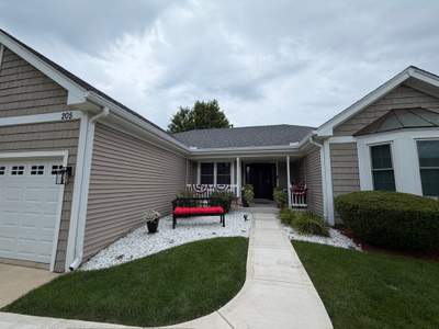 Completed gutter protection installation in Streamwood, IL 60107