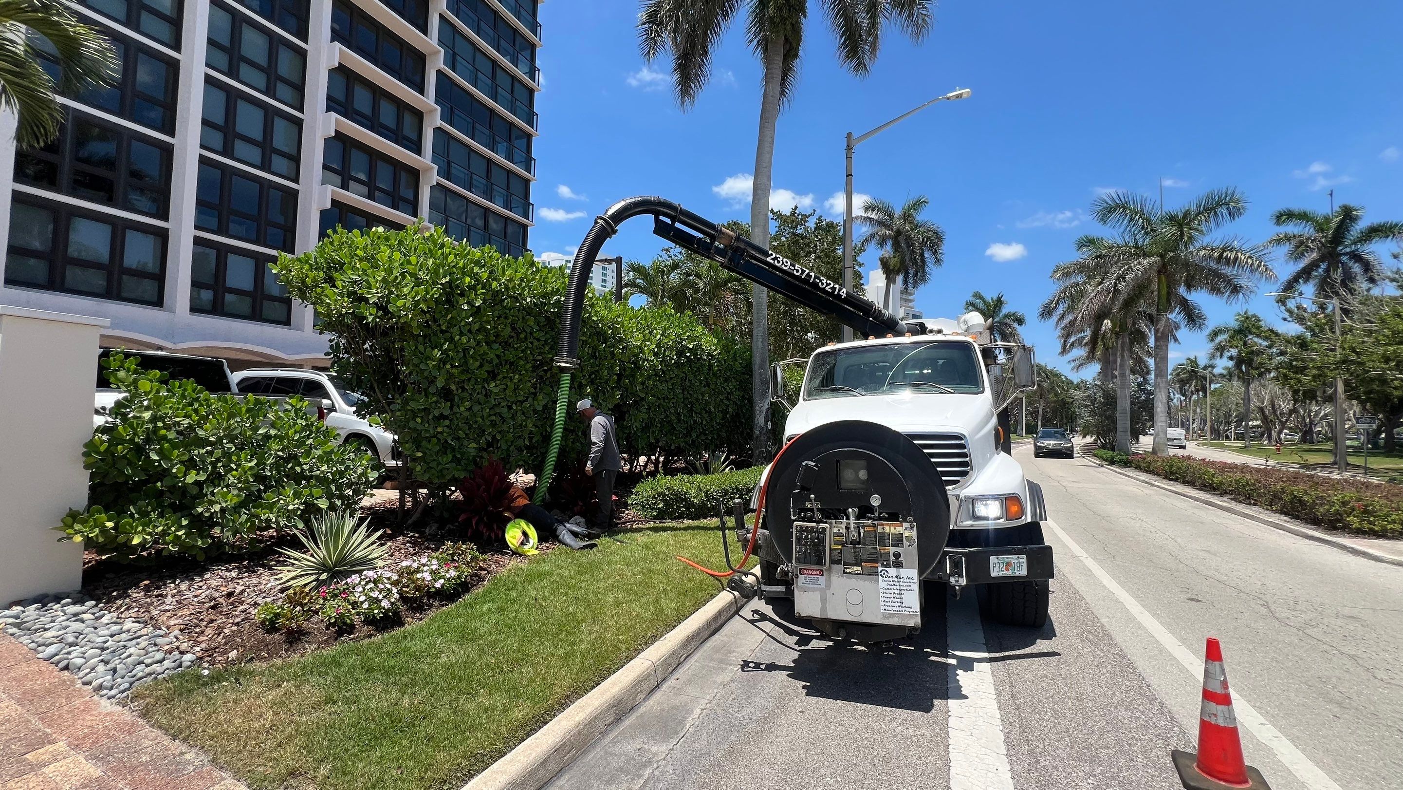 Gulfshore Condo Stormwater System Maintenance by Don Mar, Inc. Storm Water Solutions