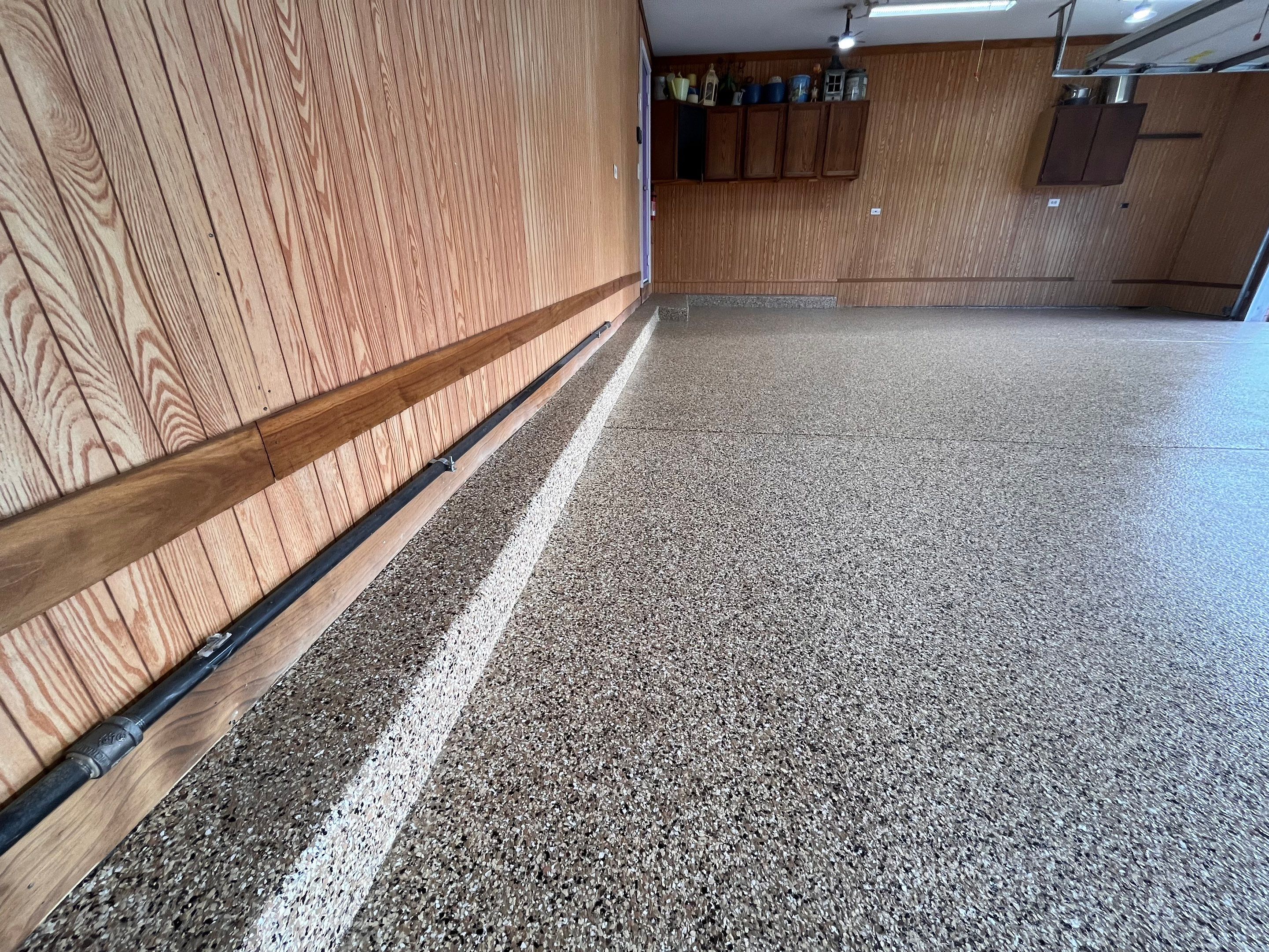 Outback Garage Floor Coating by Level 10 Coatings