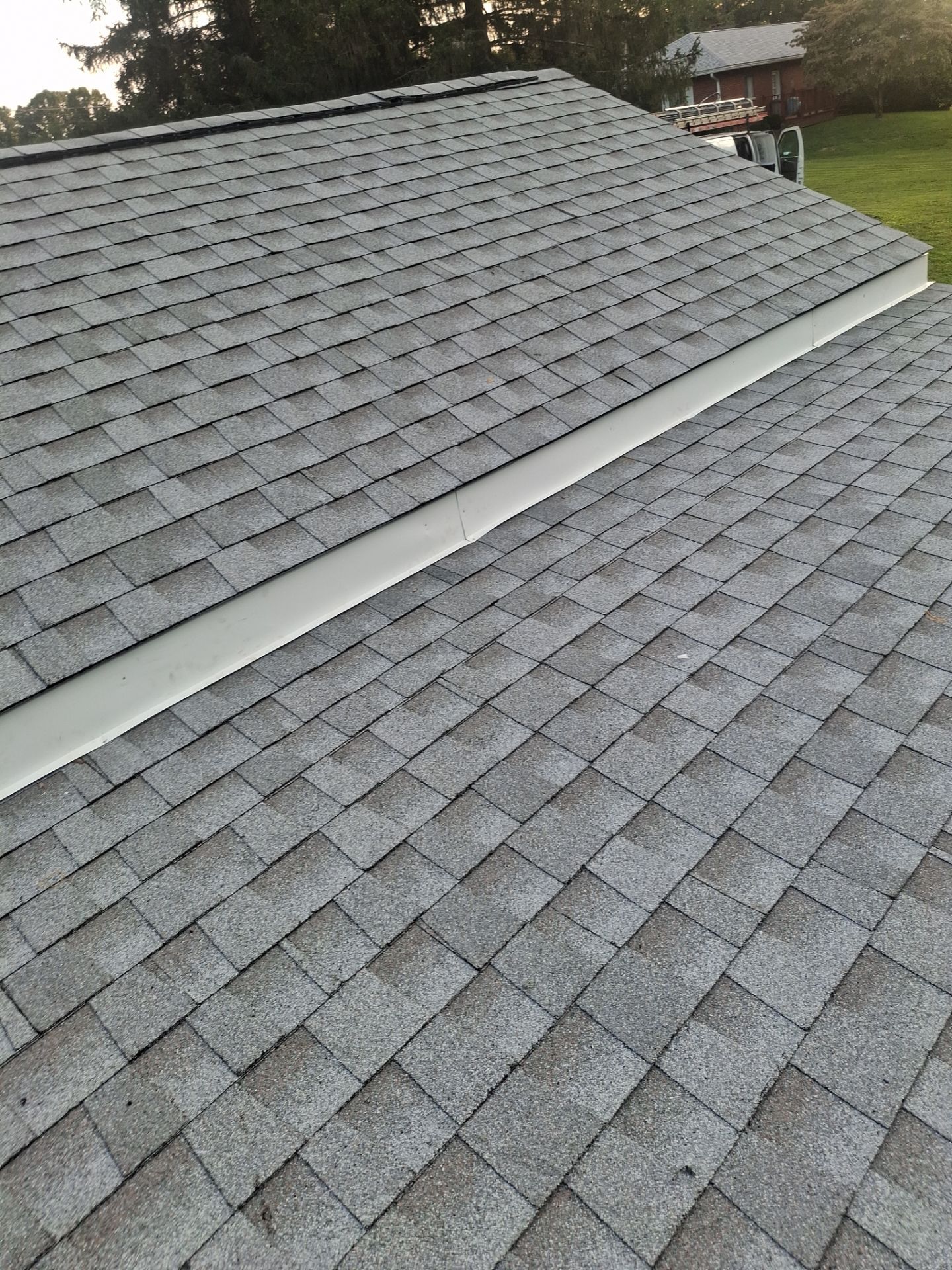Residential Roofing Installation using GAF Timberline HDZ Fox Hollow Grey by Rainstoppers Roofing