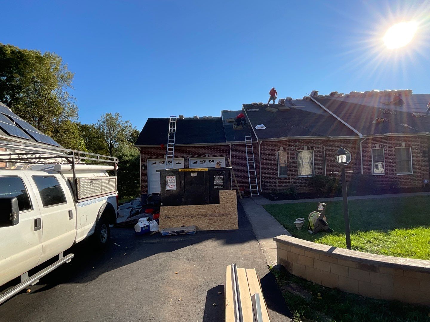 Residential Roofing Installation by Alpha Design Services