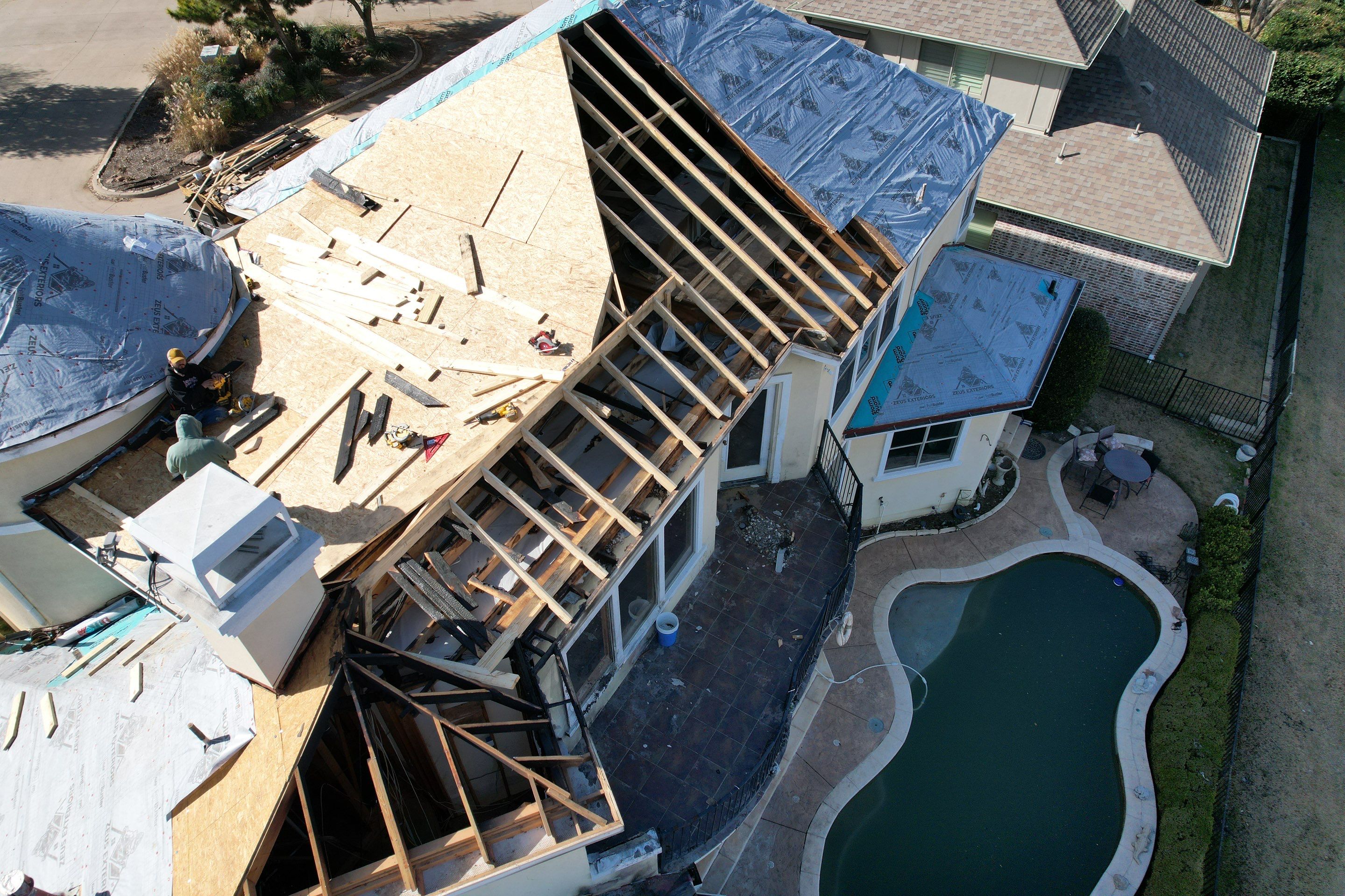 Project in Garland  by Zeus Exteriors