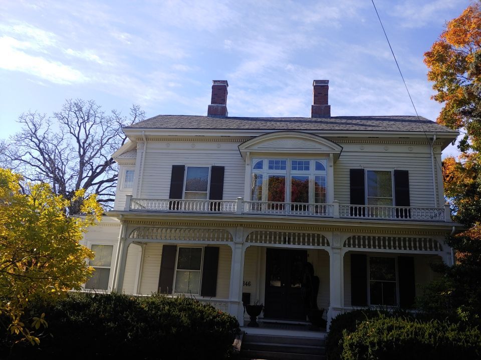 Winchester, MA Gutter Installation using 4x5 FiberGlass Gutter with Moulding by Gutter Pro Enterprises