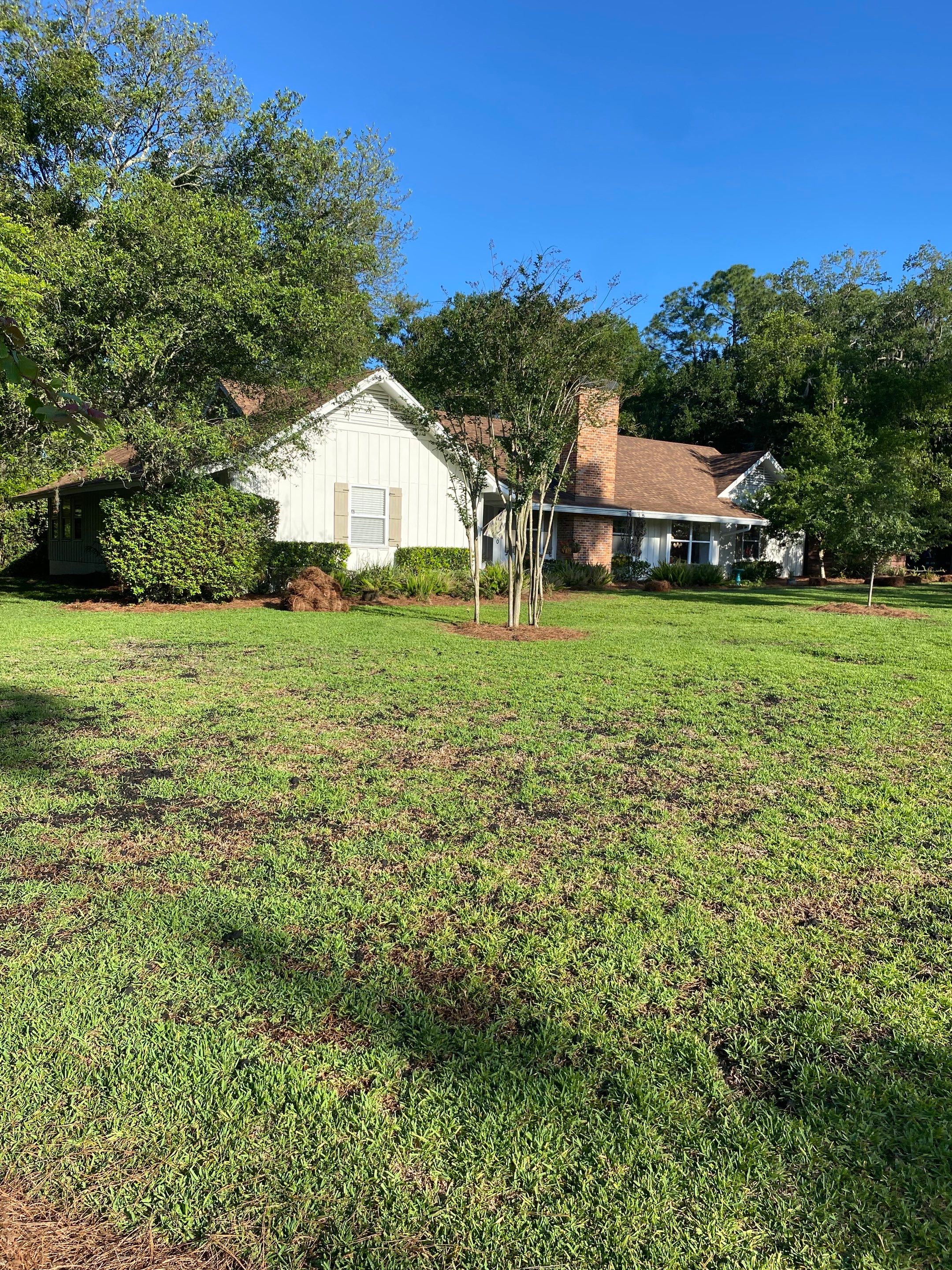 Deerwood Resident | Pine Straw & Topsoil Install by ProGreen Services