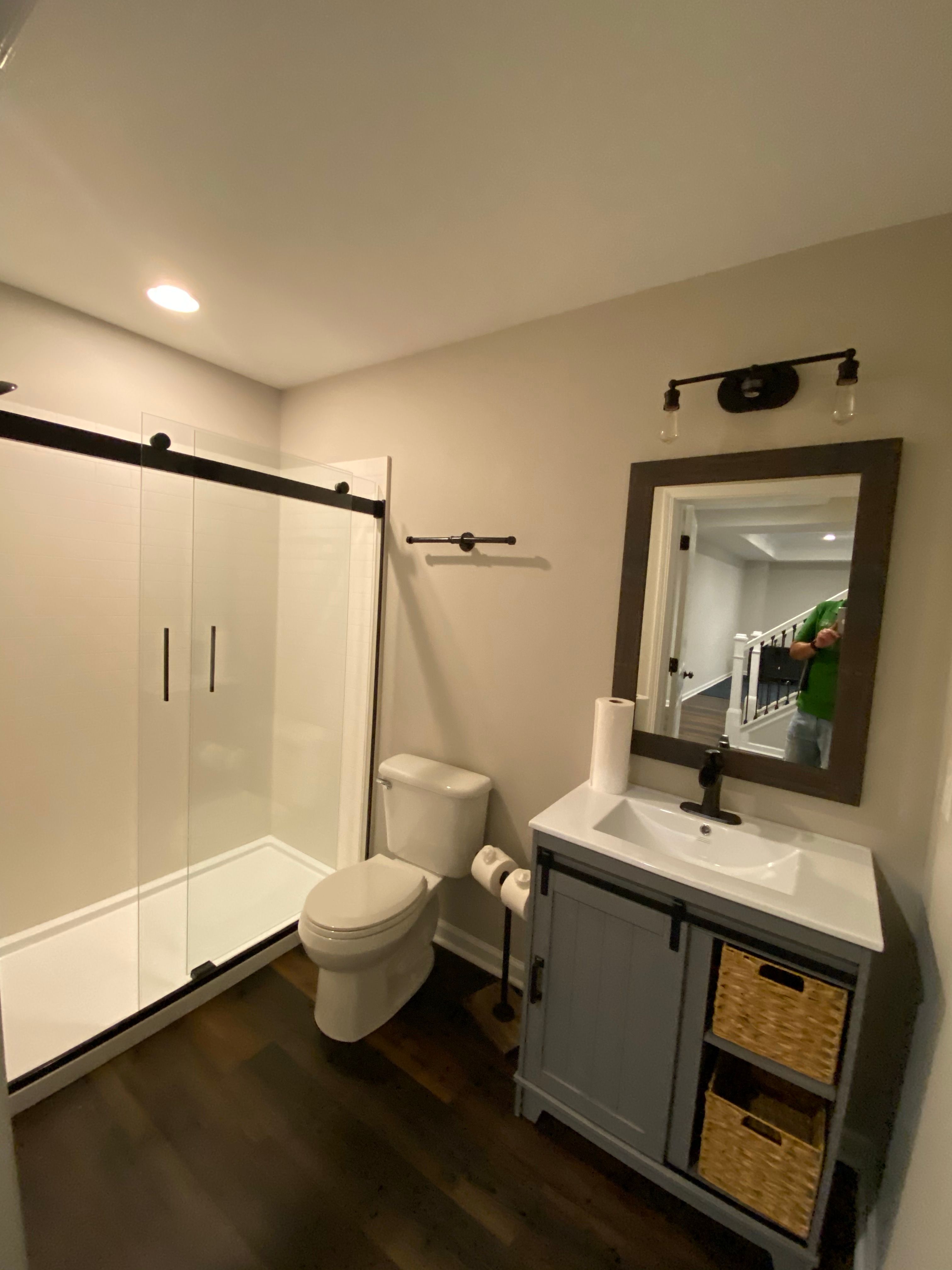 Complete Basement Remodeling and Custom Living Suite in Smyrna by Swift Home Renovations