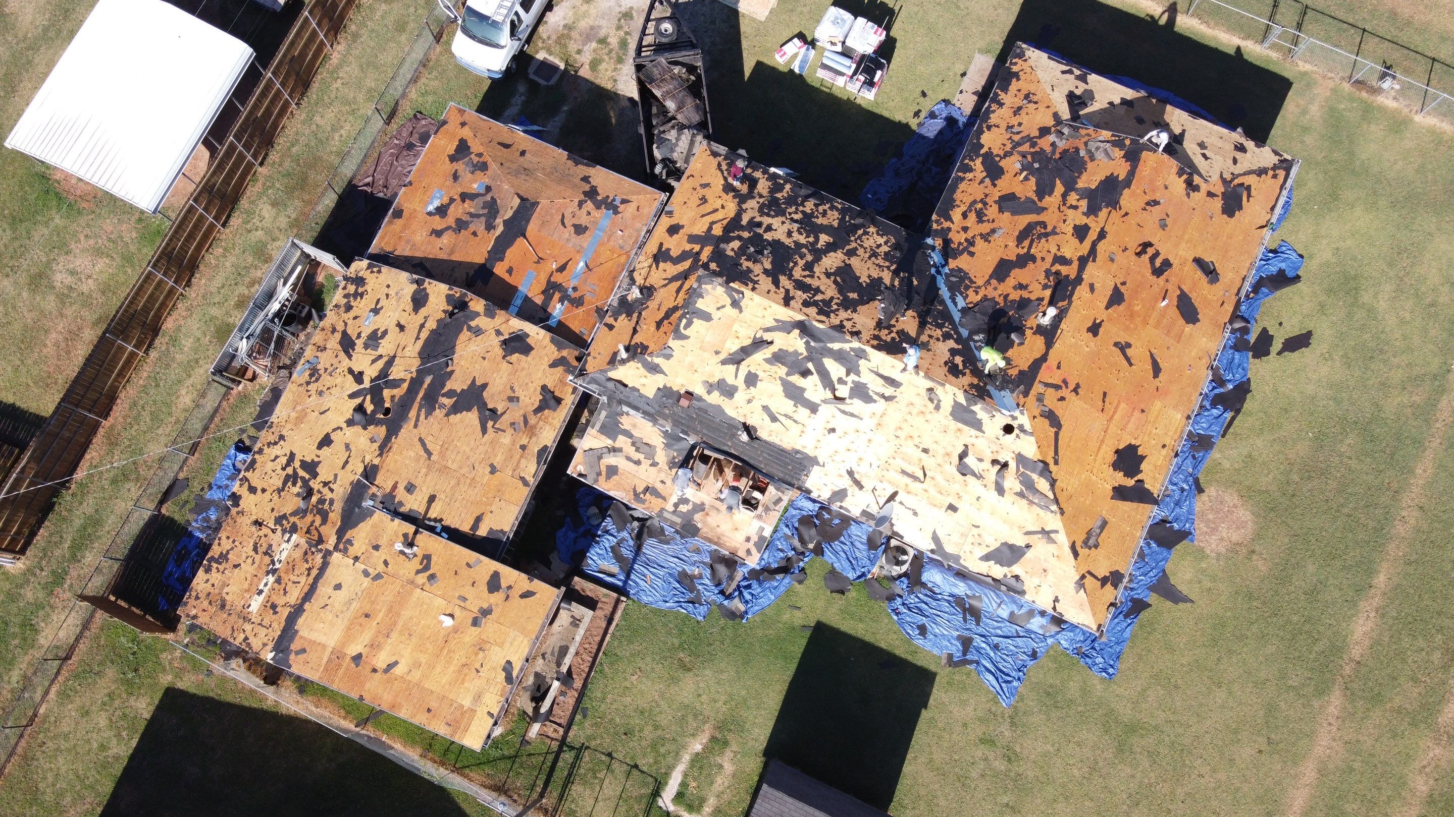 Residential Roofing Installation using GAF Natural Shadow  by A & H Roofing and Contracting