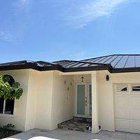 24ga 1.5" Mechanical Seam Mansard Brown  by Total Roofing System The Metal Roof Experts