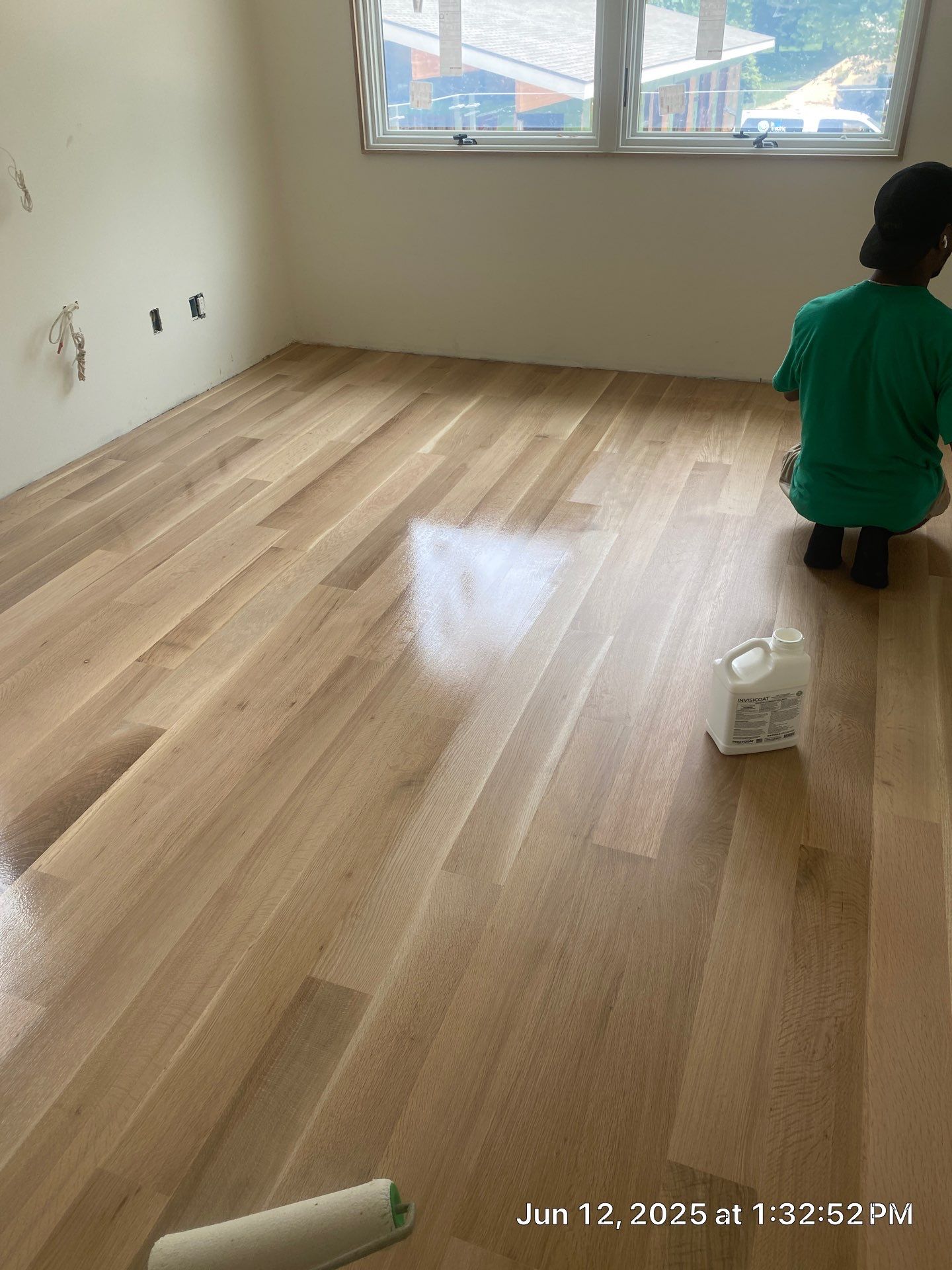 This project has it all!!!! Custom Flooring, Leveling Service, Custom Stair parts and pieces, risers, blue pad cover - all inclusive service from RTB! by RTBaldwin Hardwood Floors