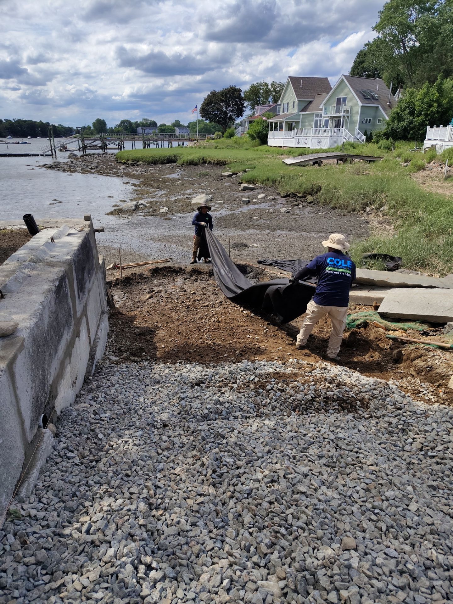 Beautiful Re-disgn by the water in Danvers MA  by Cole Landscaping Inc