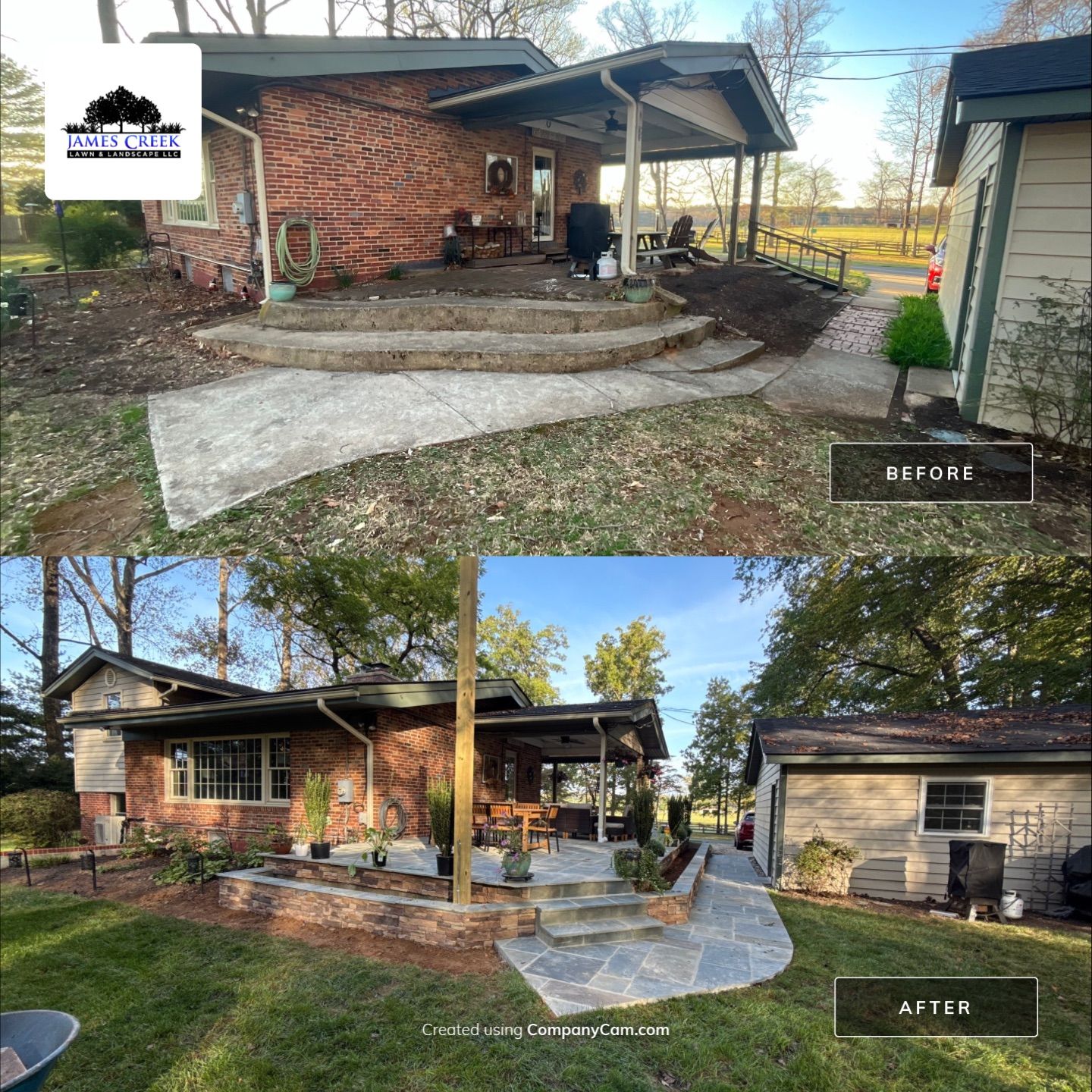 Project in Ashton by James Creek Lawn & Landscape 