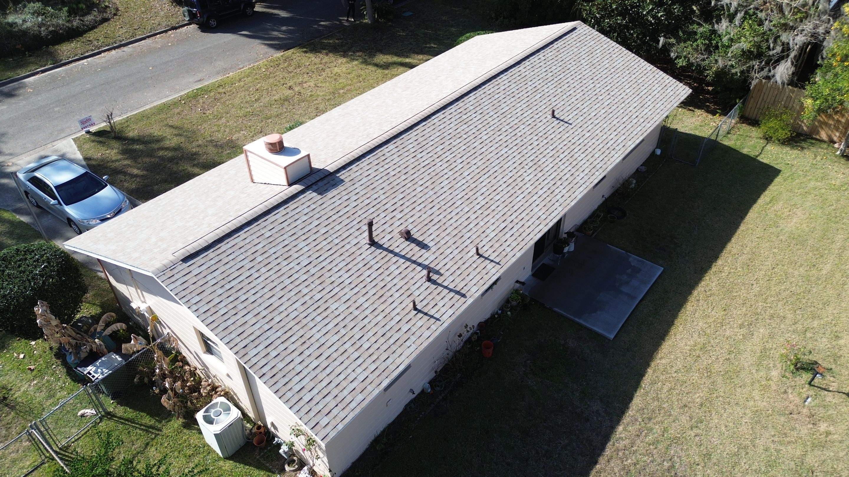 Amber Shingles in Gainesville Reroof by Brehm Roofing